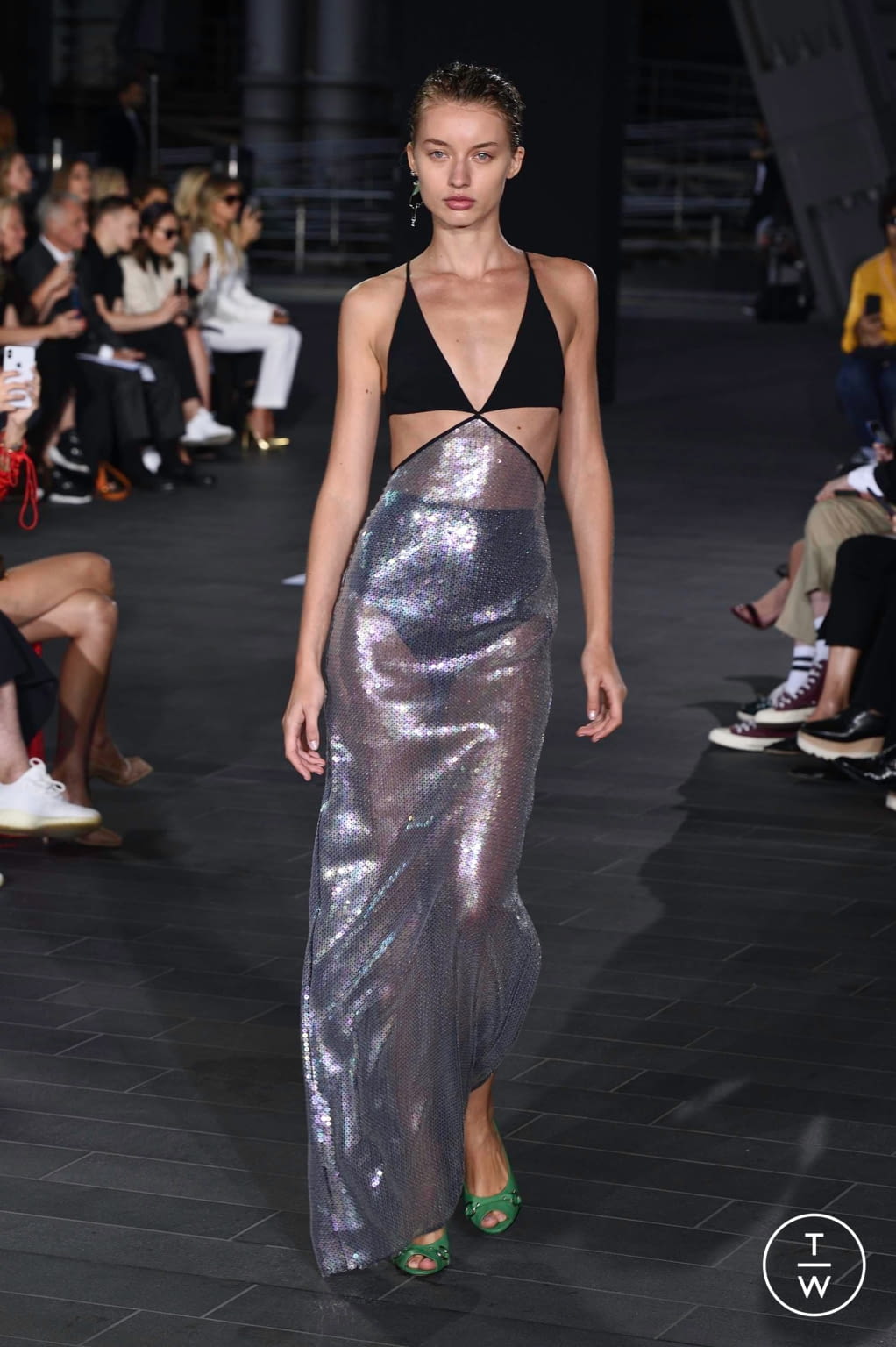 Fashion Week London Spring/Summer 2020 look 40 from the David Koma collection womenswear