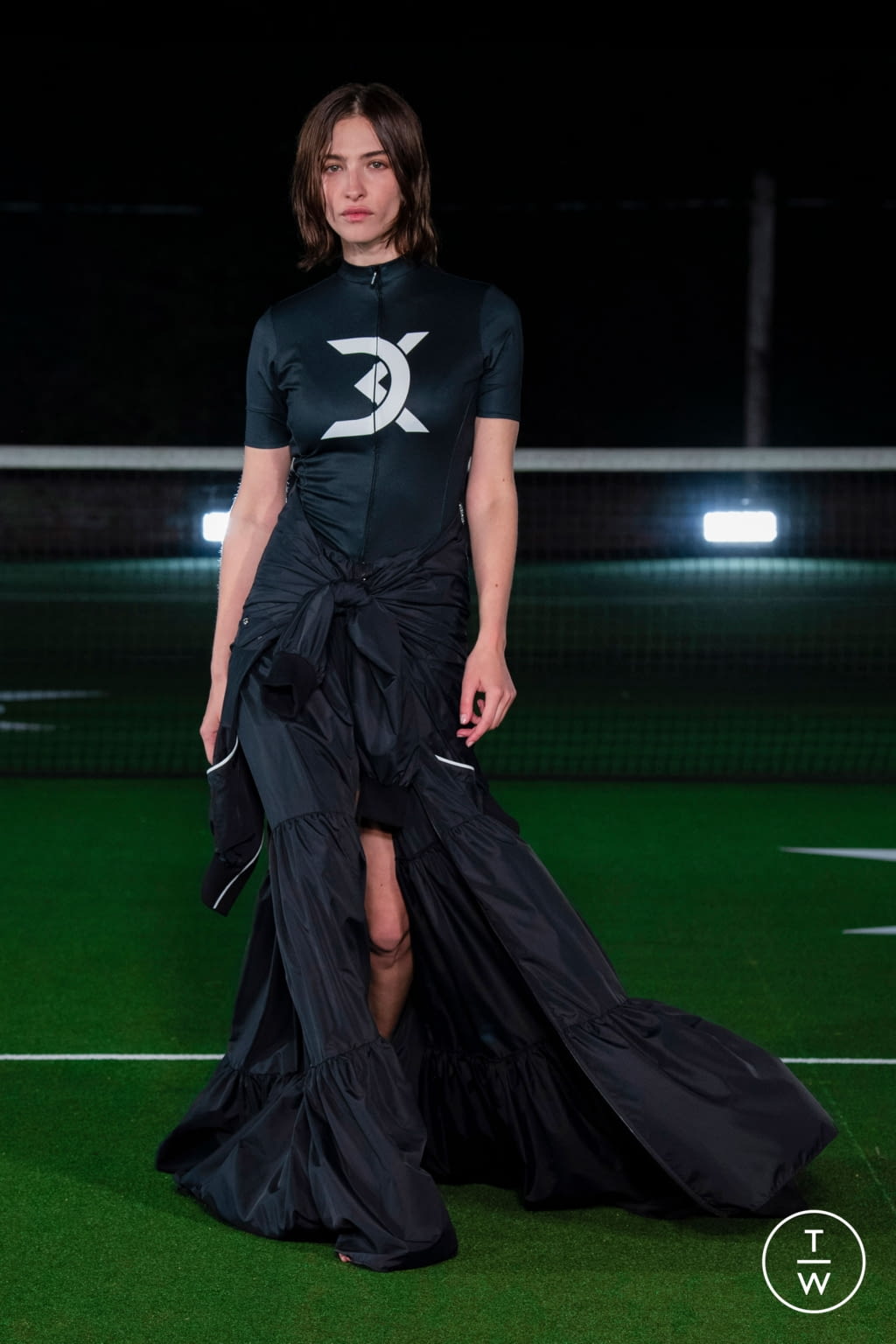 Fashion Week London Spring/Summer 2021 look 40 from the David Koma collection womenswear