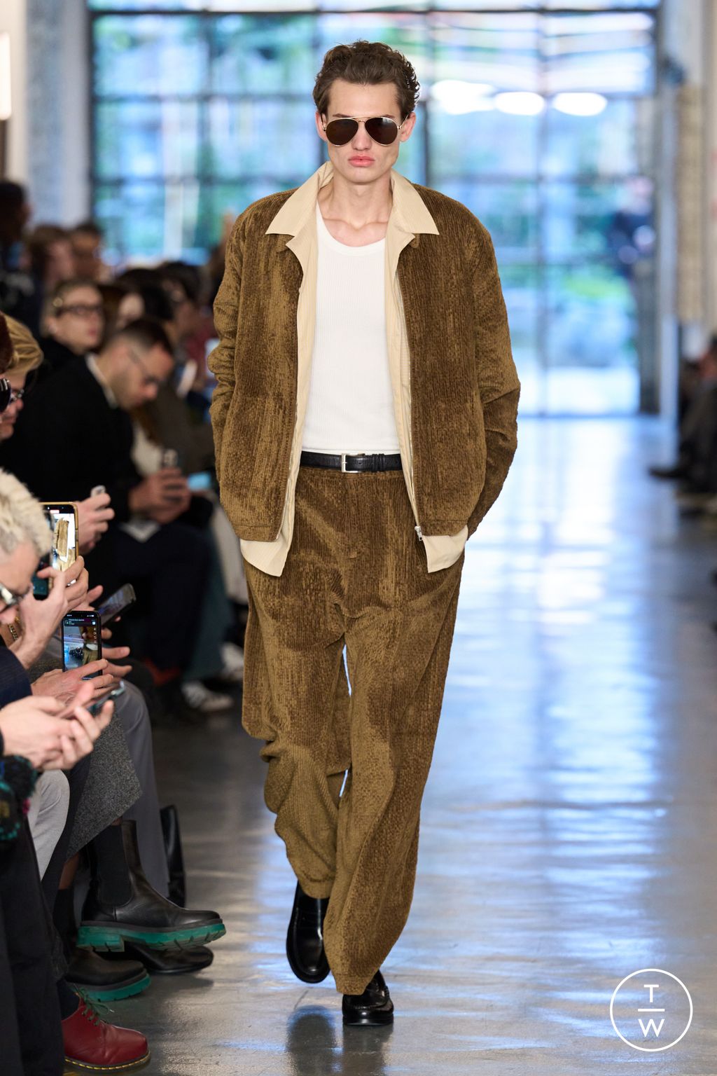 Fashion Week Milan Fall/Winter 2026 look 4 from the David Catalan collection menswear