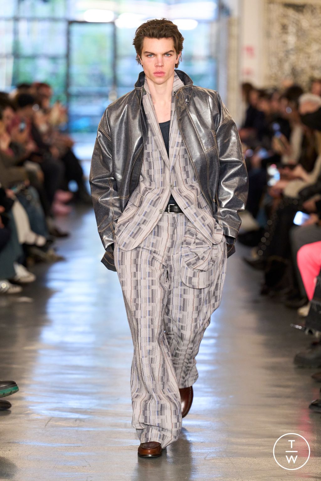 Fashion Week Milan Fall/Winter 2026 look 19 from the David Catalan collection menswear