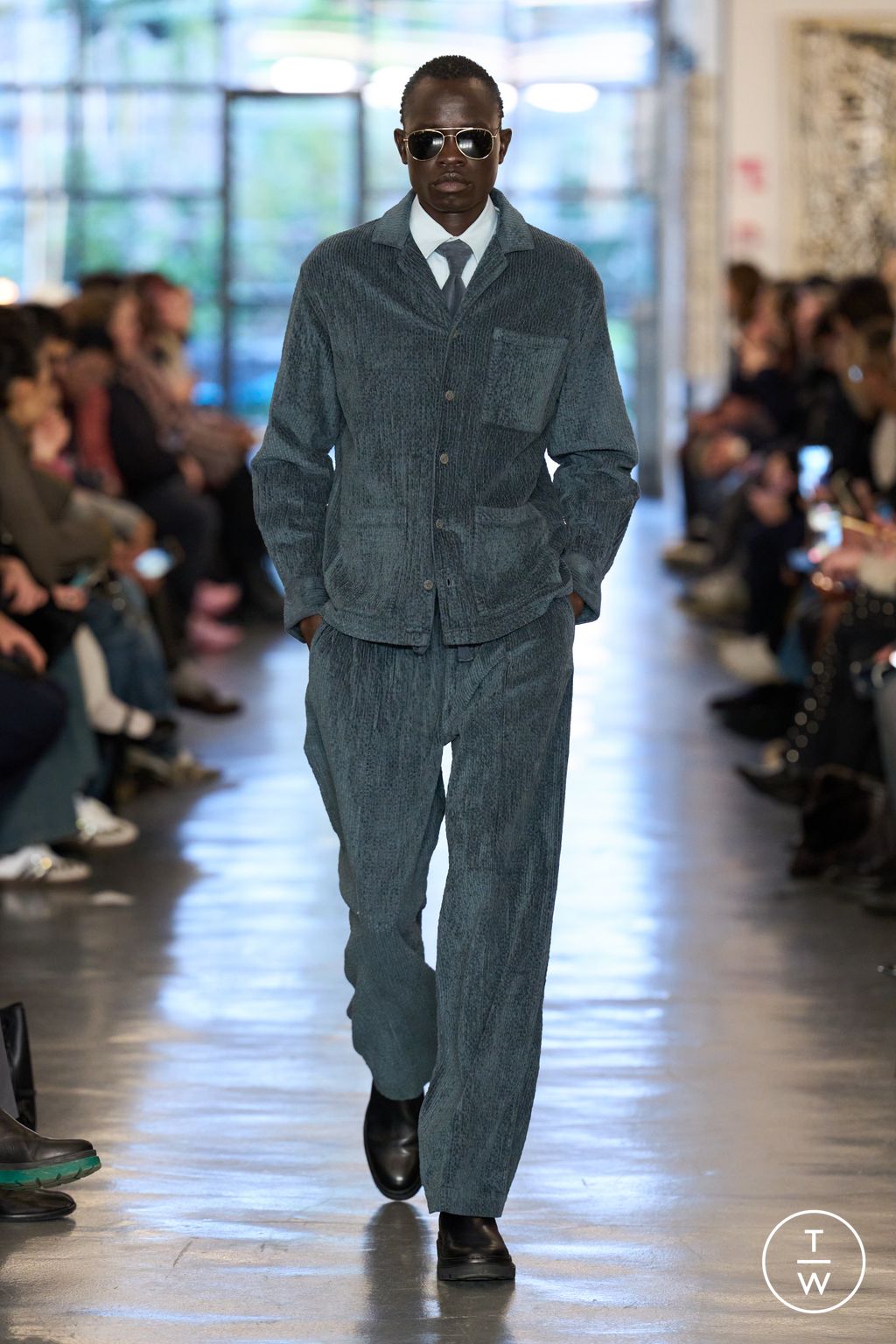 Fashion Week Milan Fall/Winter 2026 look 23 from the David Catalan collection menswear