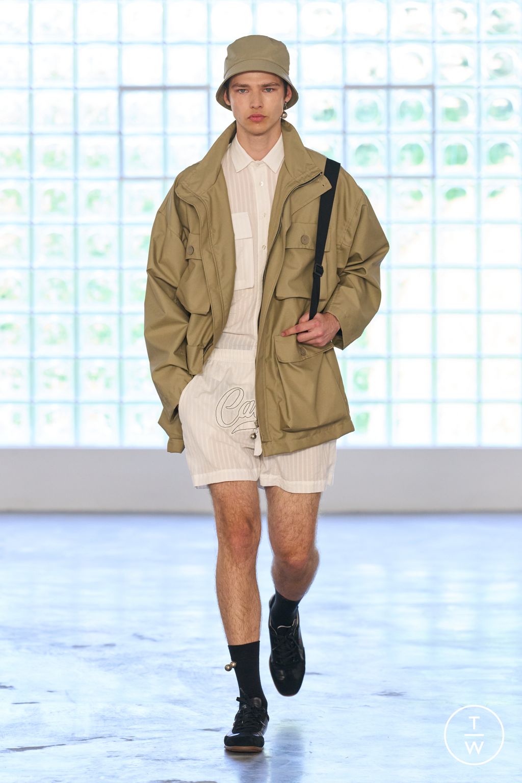 Fashion Week Milan Spring/Summer 2026 look 5 from the David Catalan collection menswear