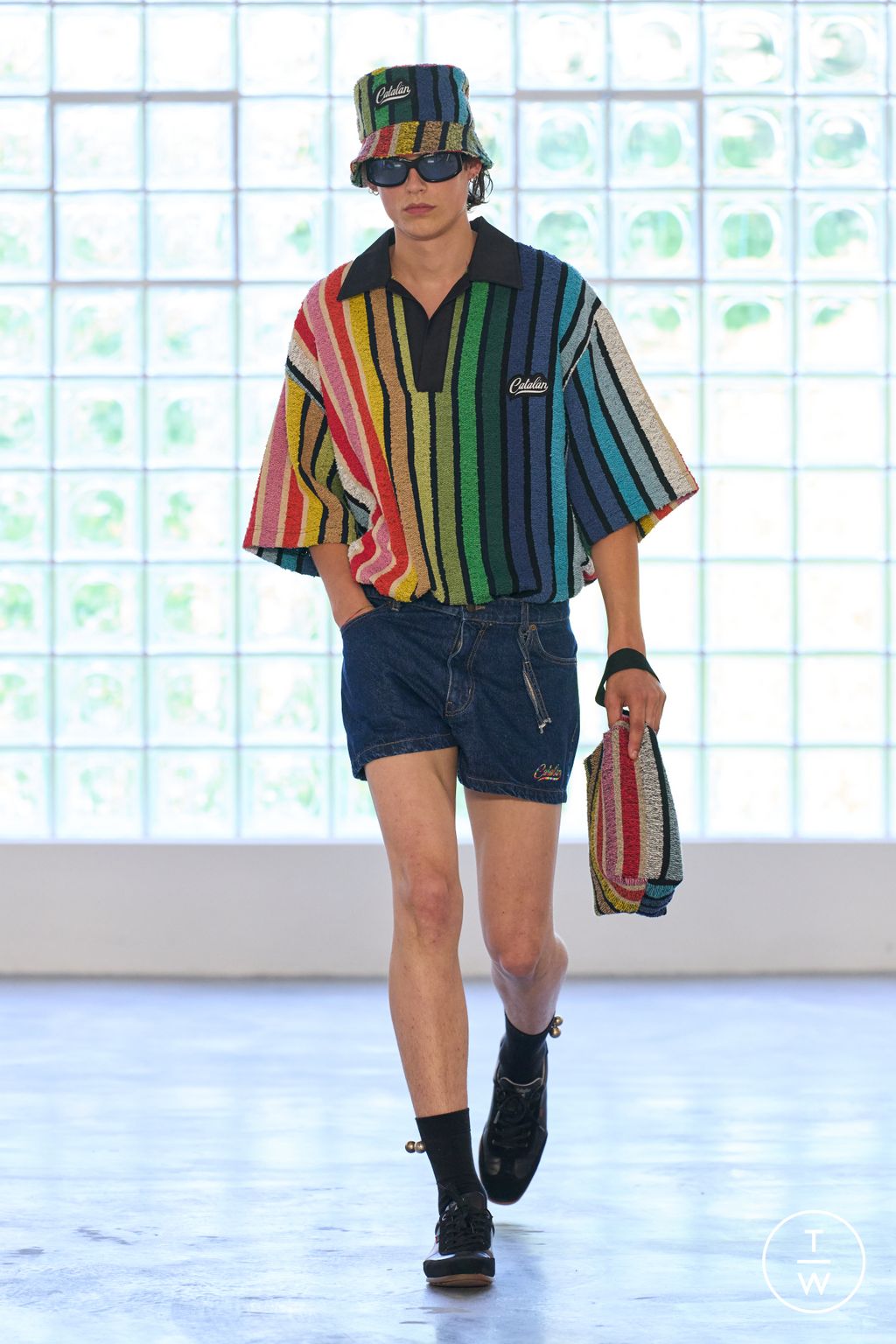 Fashion Week Milan Spring/Summer 2026 look 7 de la collection David Catalan menswear