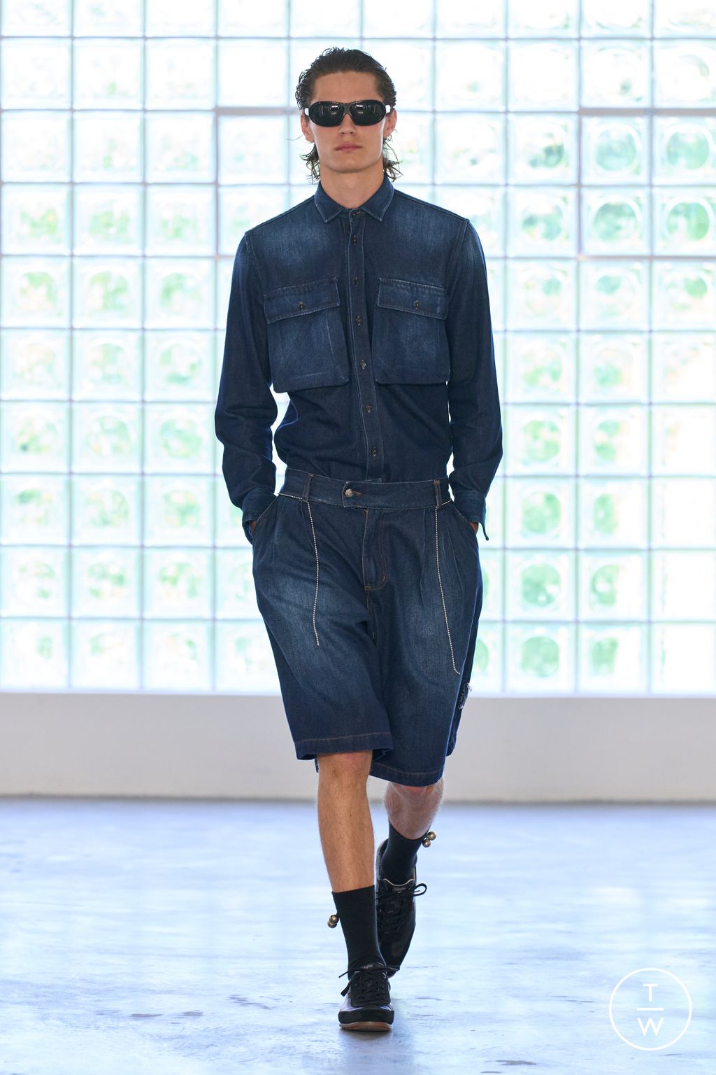 Fashion Week Milan Spring/Summer 2026 look 11 from the David Catalan collection menswear