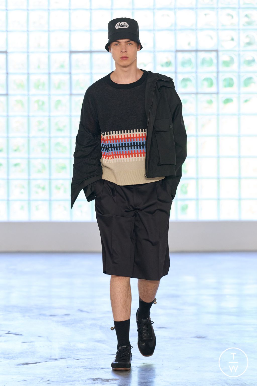 Fashion Week Milan Spring/Summer 2026 look 36 from the David Catalan collection menswear