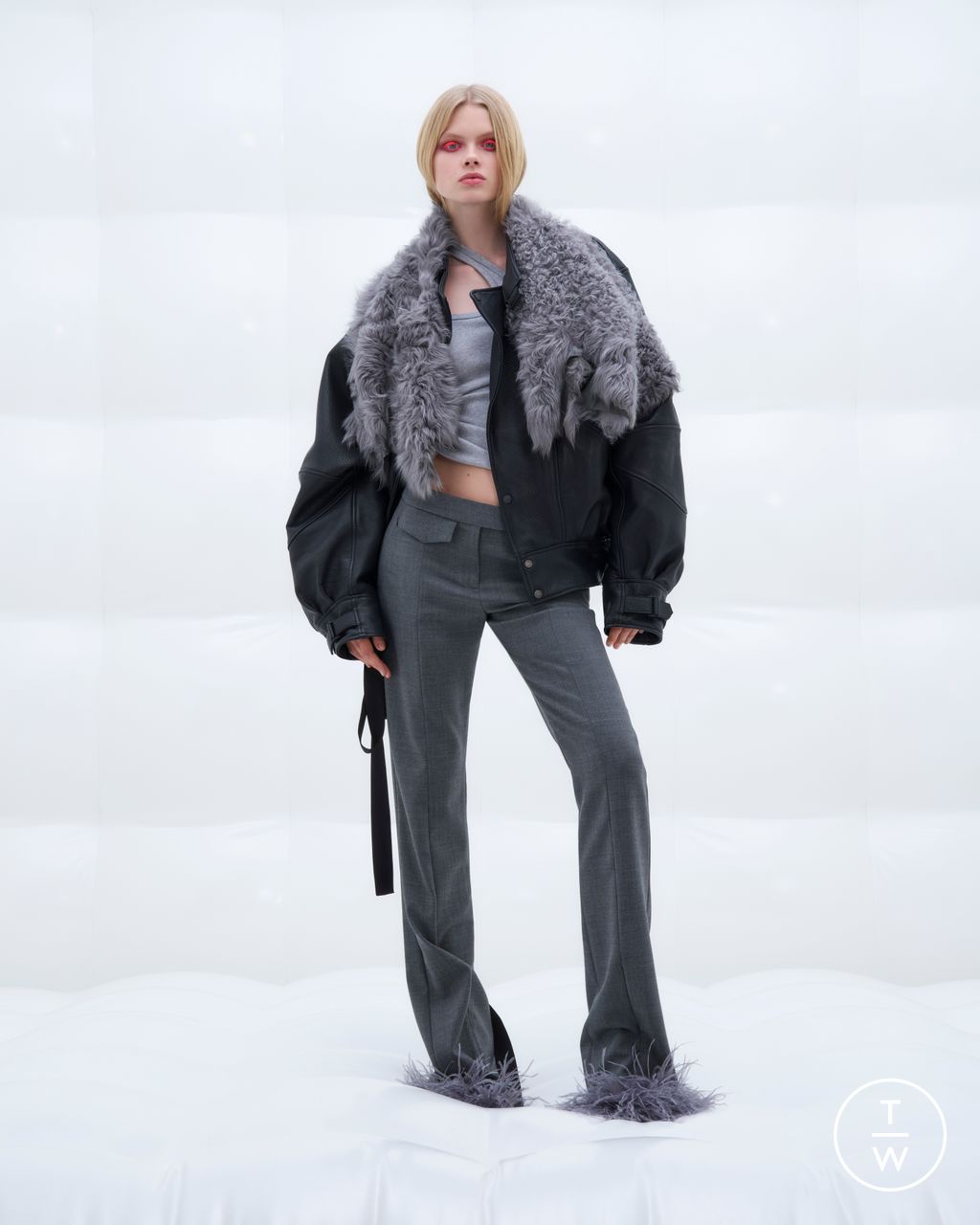 Fashion Week London Pre-Fall 2024 look 29 from the David Koma collection 女装