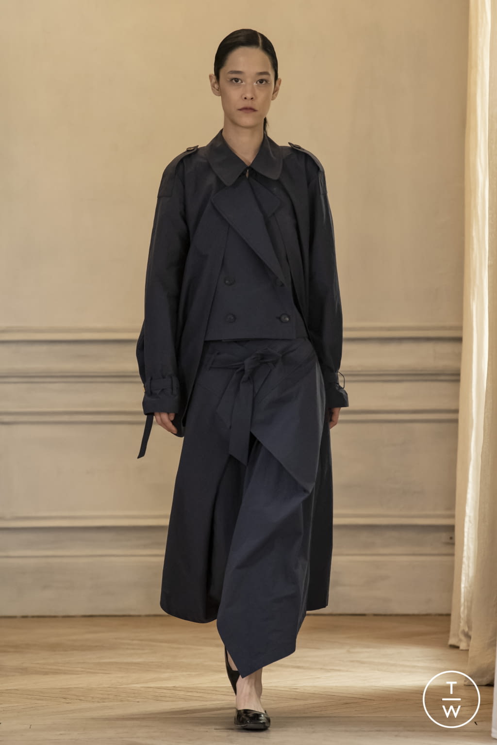 Fashion Week Paris Spring/Summer 2022 look 6 from the Dawei collection womenswear