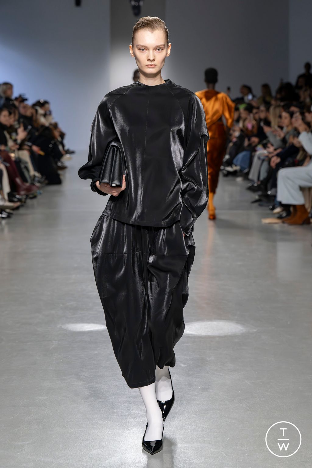 Fashion Week Paris Fall/Winter 2024 look 42 de la collection Dawei womenswear