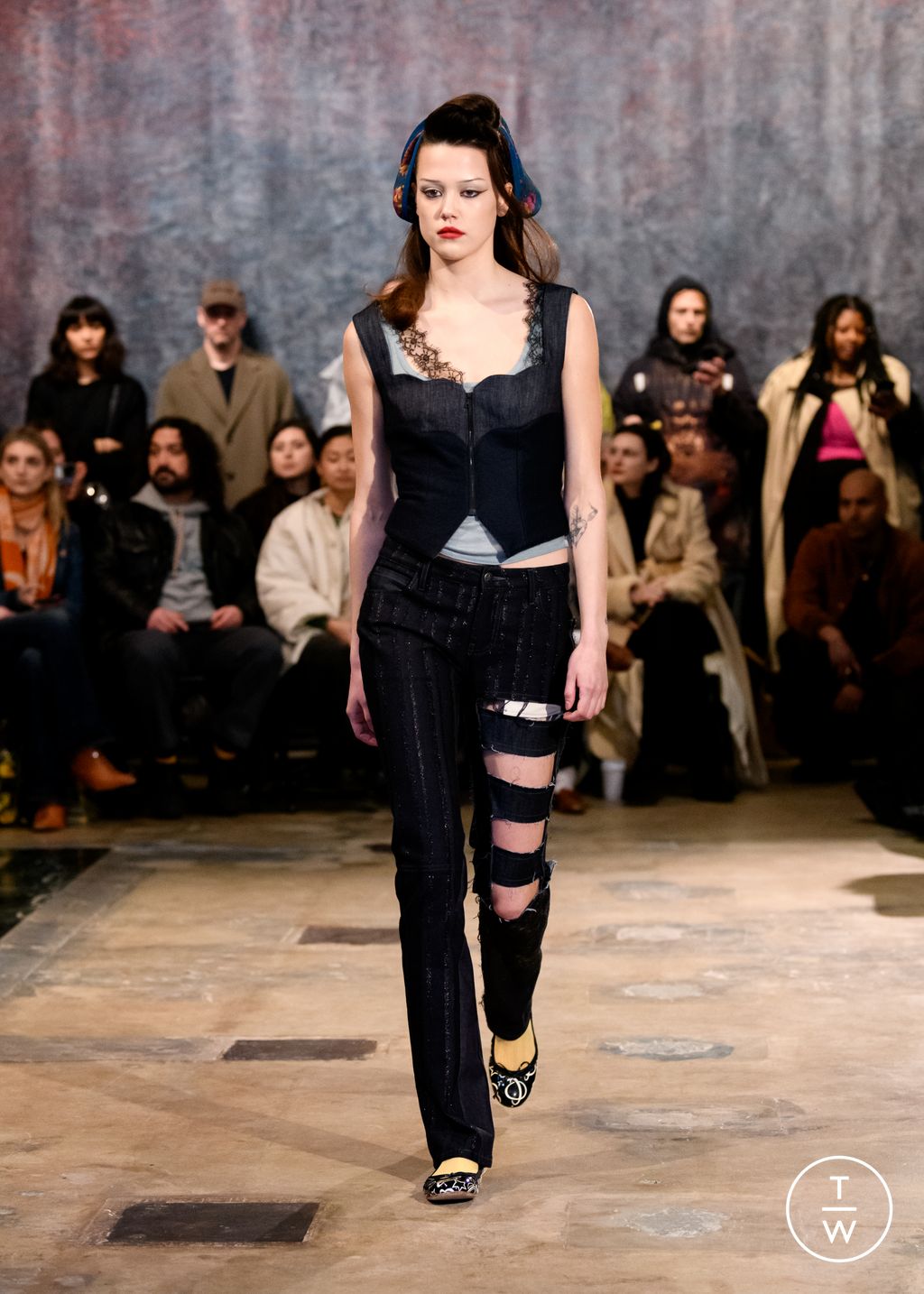 Fashion Week New York Fall/Winter 2024 look 4 from the Lou Dallas collection womenswear