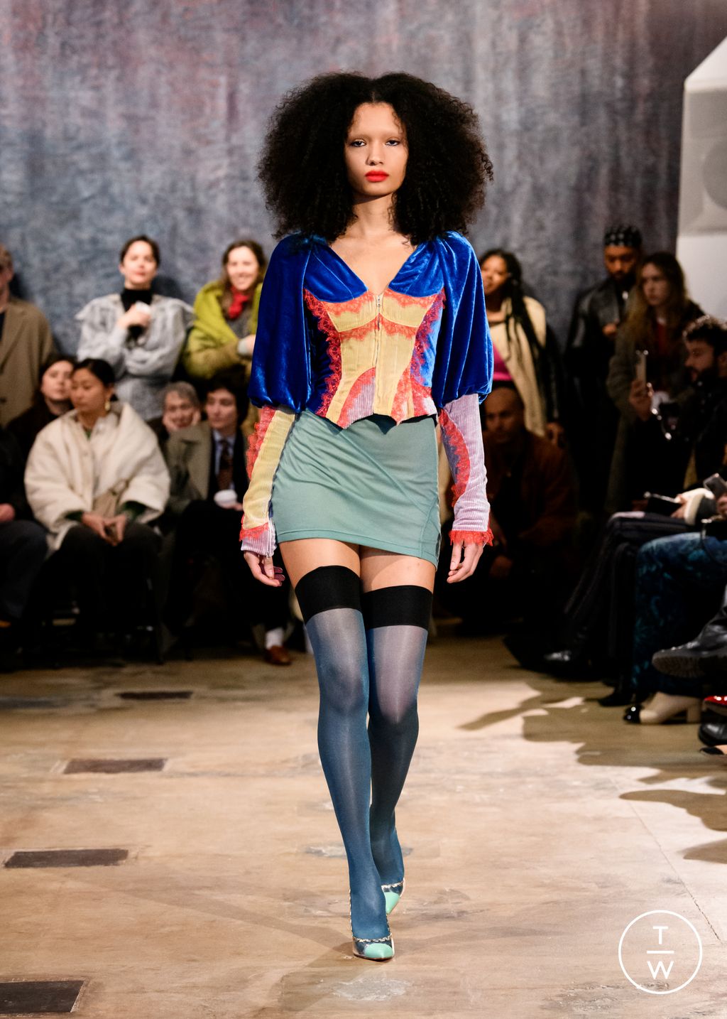 Fashion Week New York Fall/Winter 2024 look 5 from the Lou Dallas collection womenswear