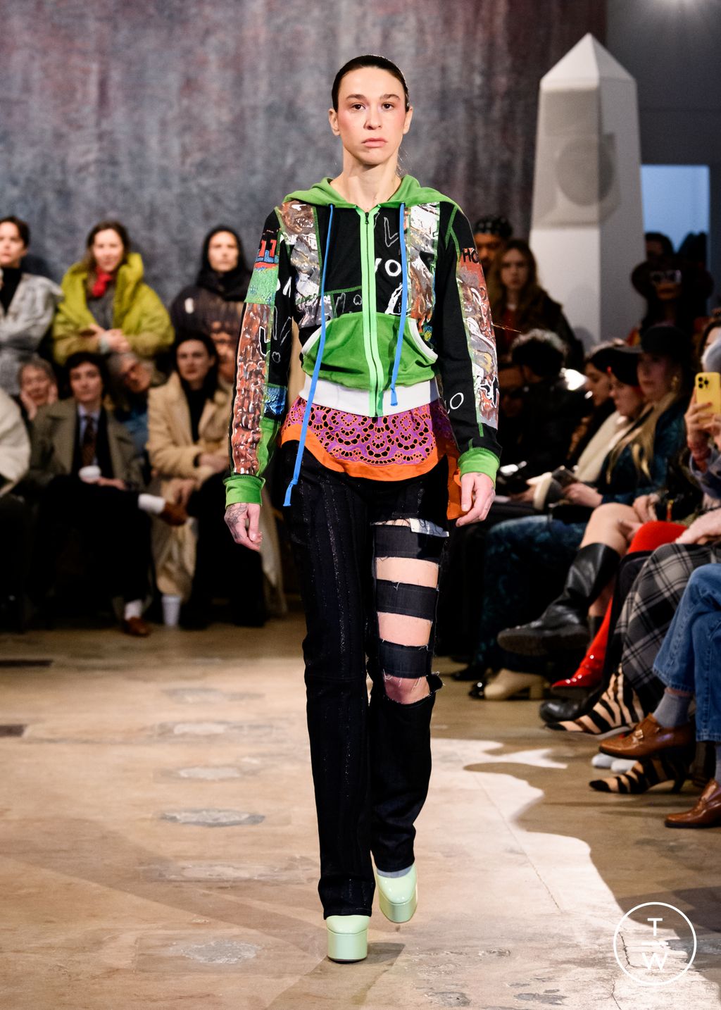 Fashion Week New York Fall/Winter 2024 look 12 from the Lou Dallas collection womenswear