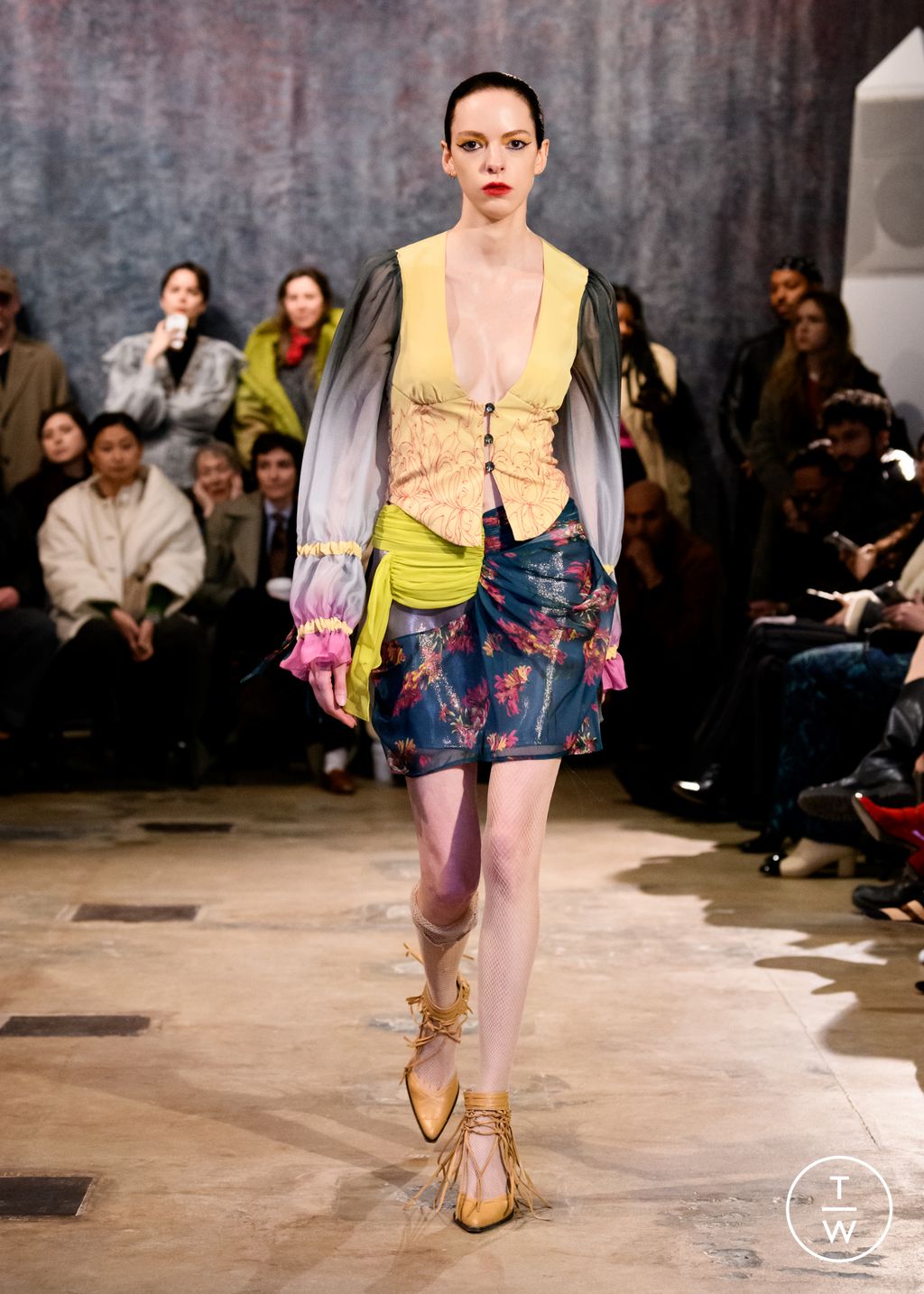 Fashion Week New York Fall/Winter 2024 look 14 from the Lou Dallas collection womenswear