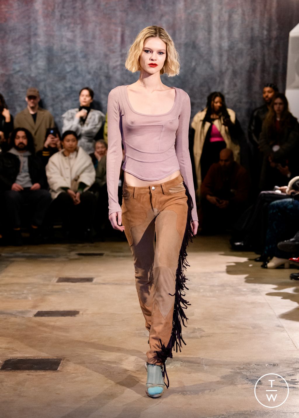Fashion Week New York Fall/Winter 2024 look 18 from the Lou Dallas collection womenswear