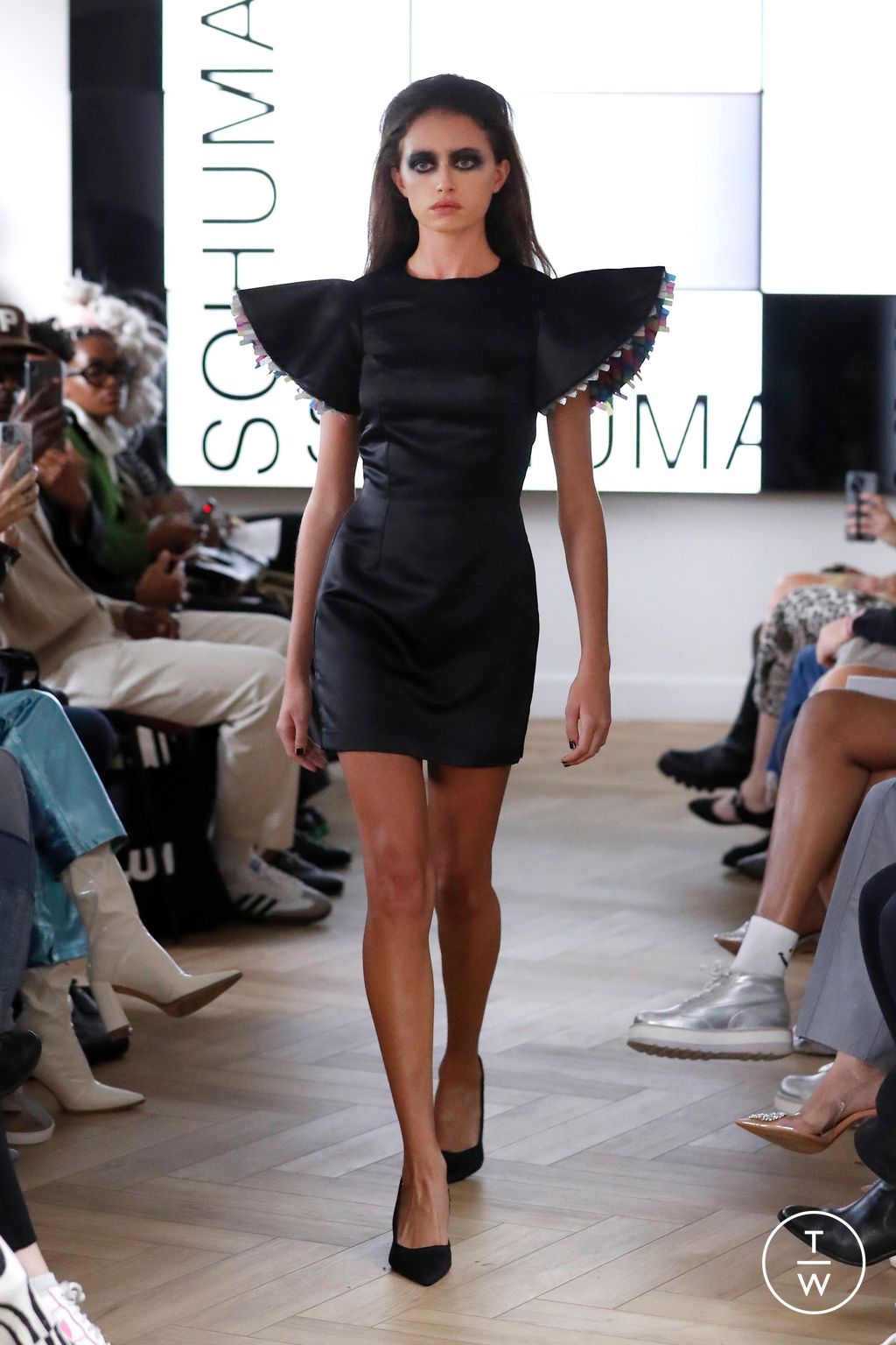 Fashion Week London Spring/Summer 2023 look 3 from the SOHUMAN collection womenswear