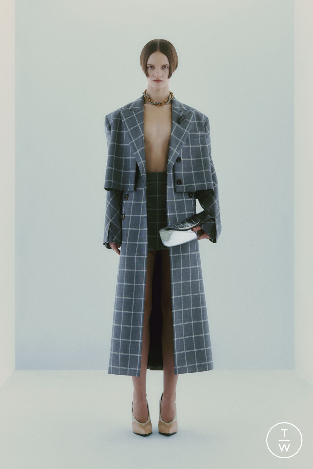 Fashion Week Milan Pre-Fall 2024 look 1 from the Del Core collection 女装