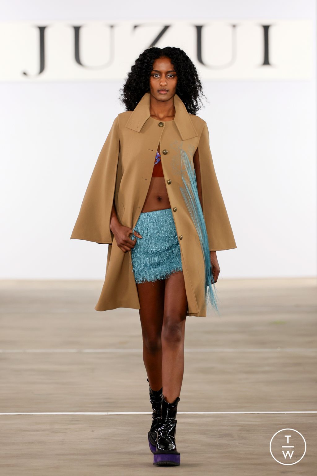 Fashion Week New York Fall/Winter 2024 look 10 from the Juzui collection womenswear