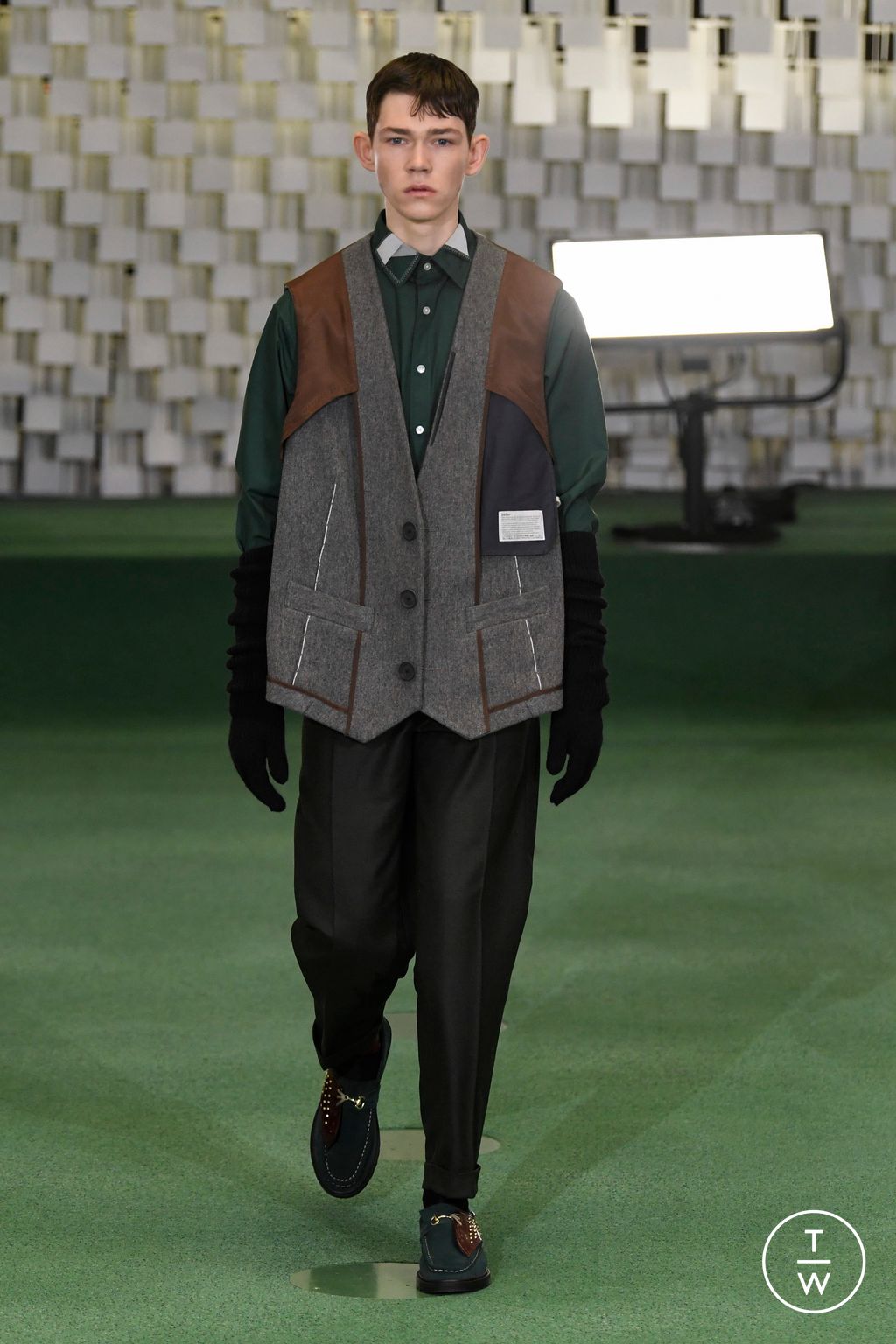 Fashion Week Paris Fall/Winter 2023 look 15 from the Kolor collection 男装