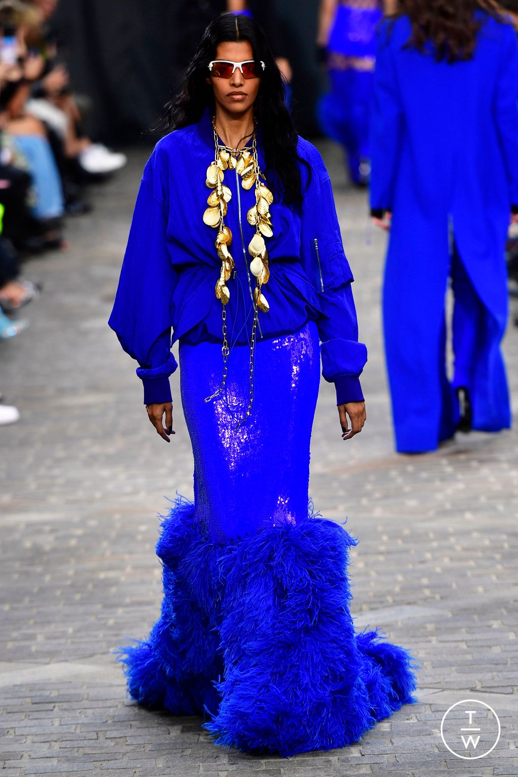 Fashion Week London Spring/Summer 2023 look 10 de la collection David Koma womenswear