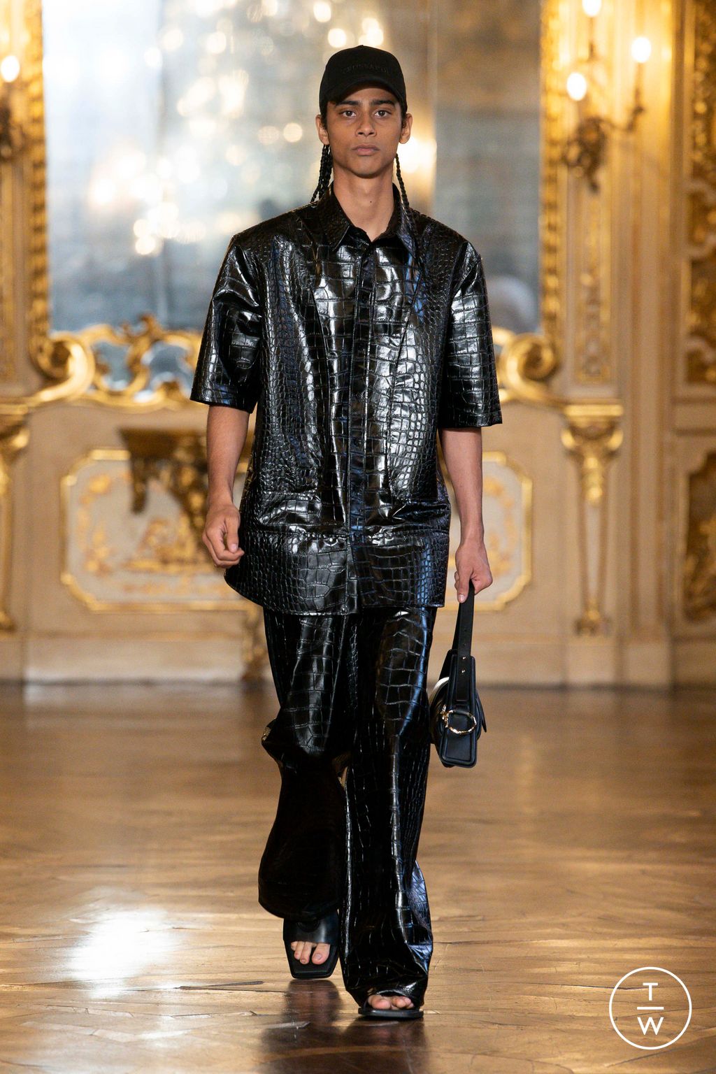 Fashion Week Milan Spring/Summer 2023 look 9 from the Trussardi collection 女装