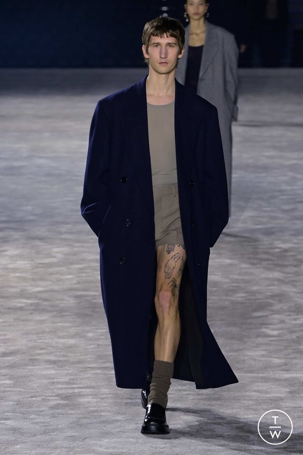 Fashion Week Paris Fall/Winter 2023 look 48 from the Ami collection menswear
