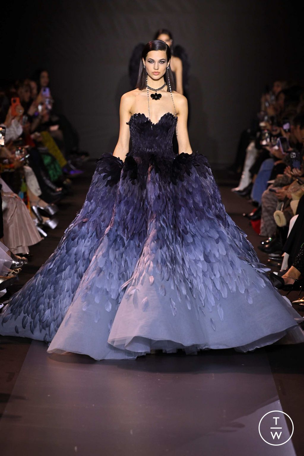 Fashion Week Paris Spring/Summer 2023 look 81 from the Georges Hobeika collection couture