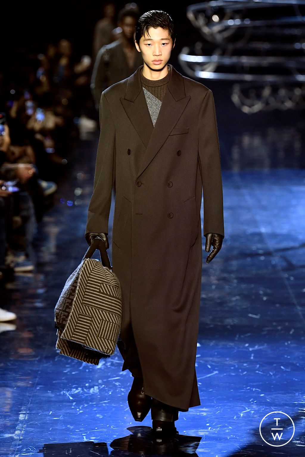 Fashion Week Milan Fall/Winter 2023 look 3 from the Fendi collection menswear