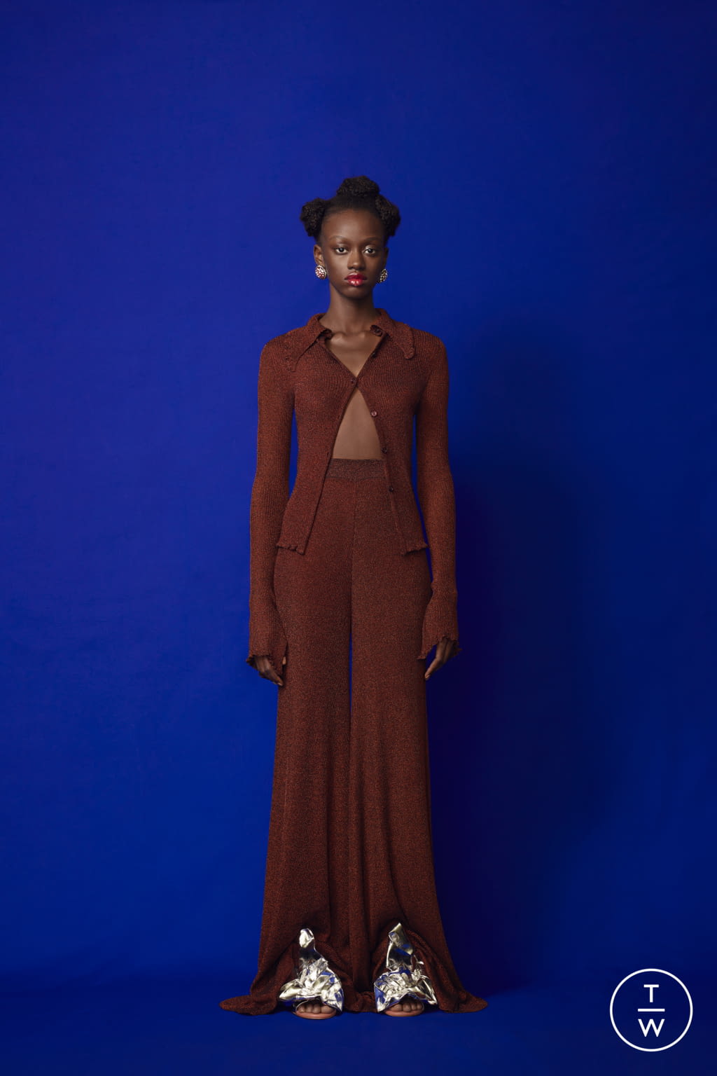 Fashion Week Milan Pre-Fall 2022 look 14 from the Del Core collection womenswear