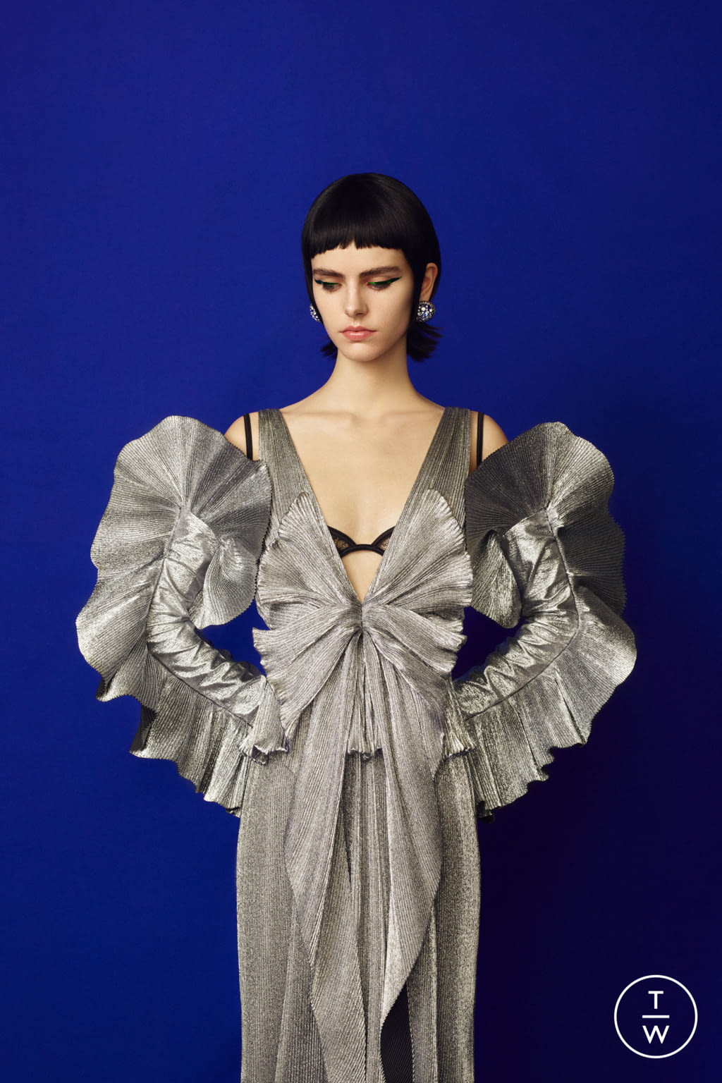 Fashion Week Milan Pre-Fall 2022 look 18 de la collection Del Core womenswear
