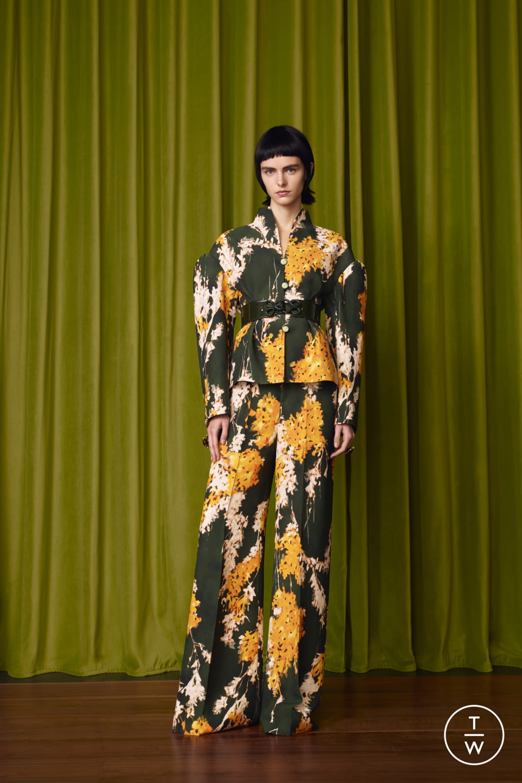Fashion Week Milan Pre-Fall 2022 look 9 de la collection Del Core womenswear