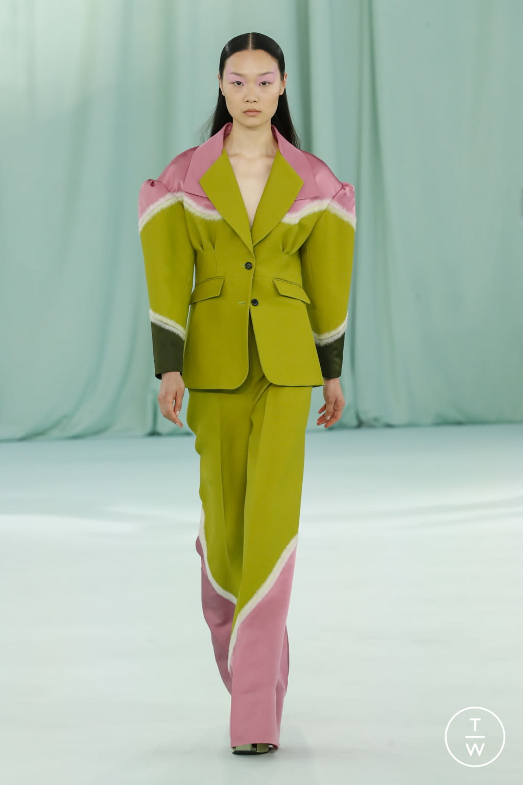Fashion Week Milan Fall/Winter 2022 look 11 from the Del Core collection womenswear