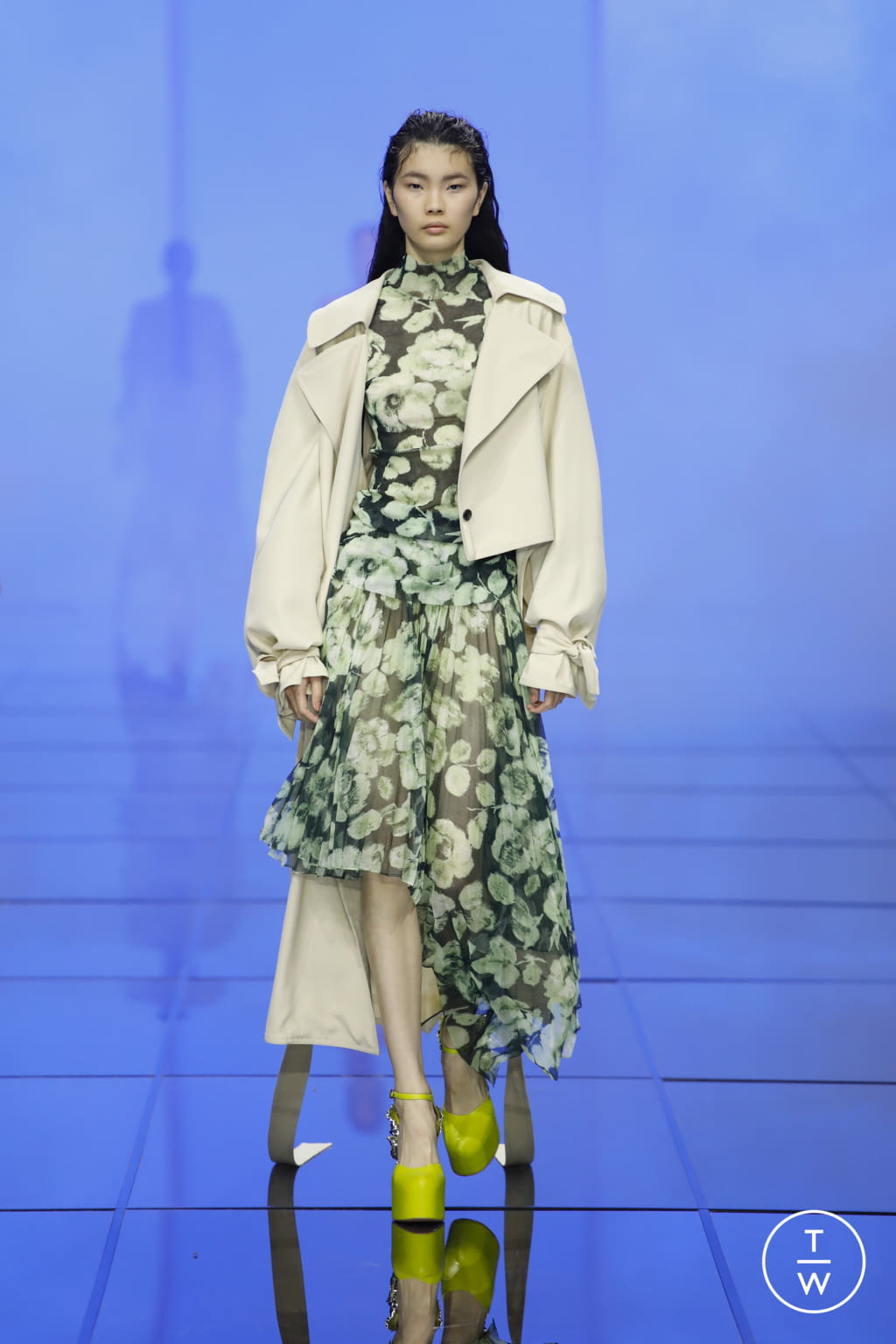 Fashion Week Milan Spring/Summer 2022 look 6 from the Del Core collection 女装