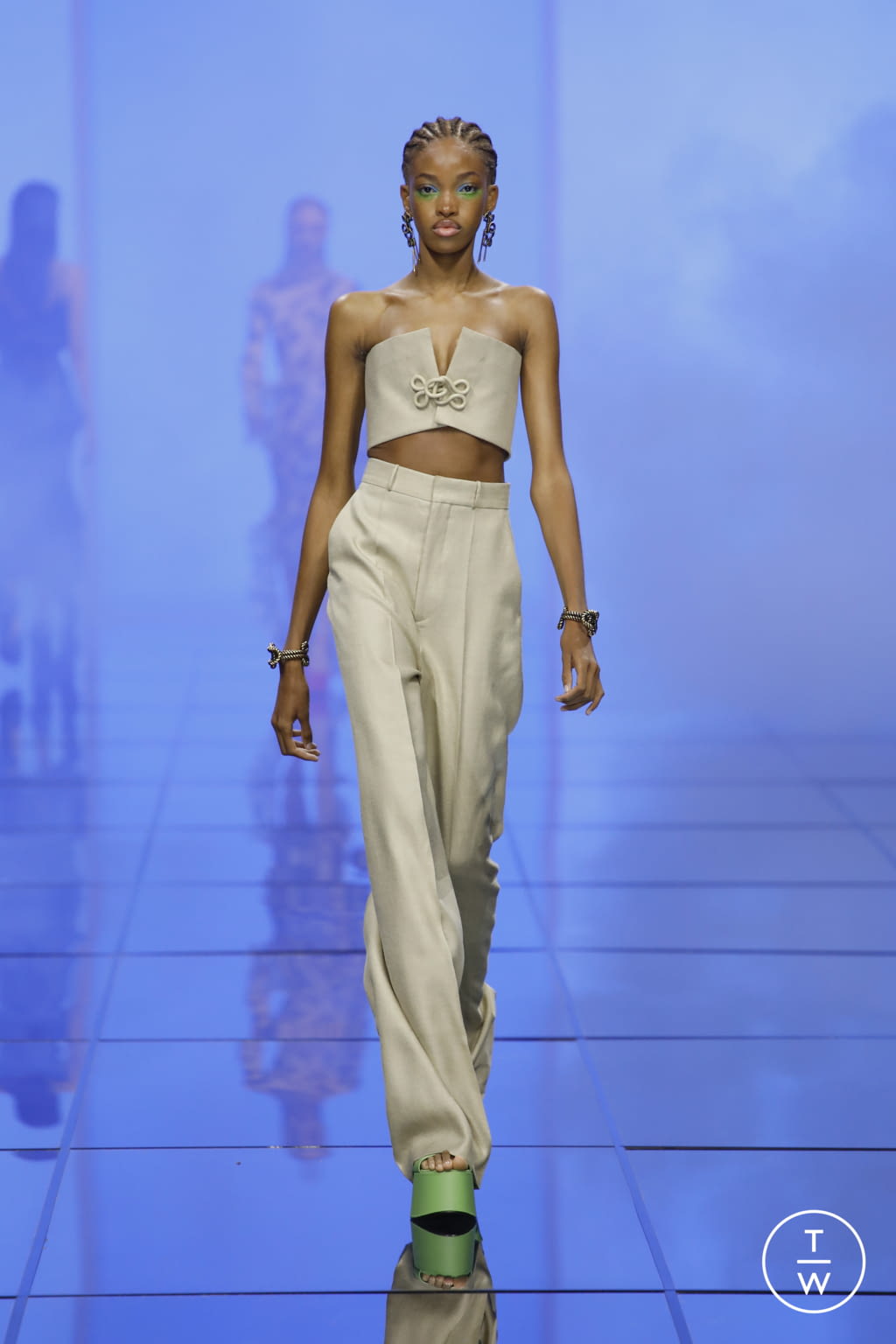 Fashion Week Milan Spring/Summer 2022 look 7 from the Del Core collection 女装