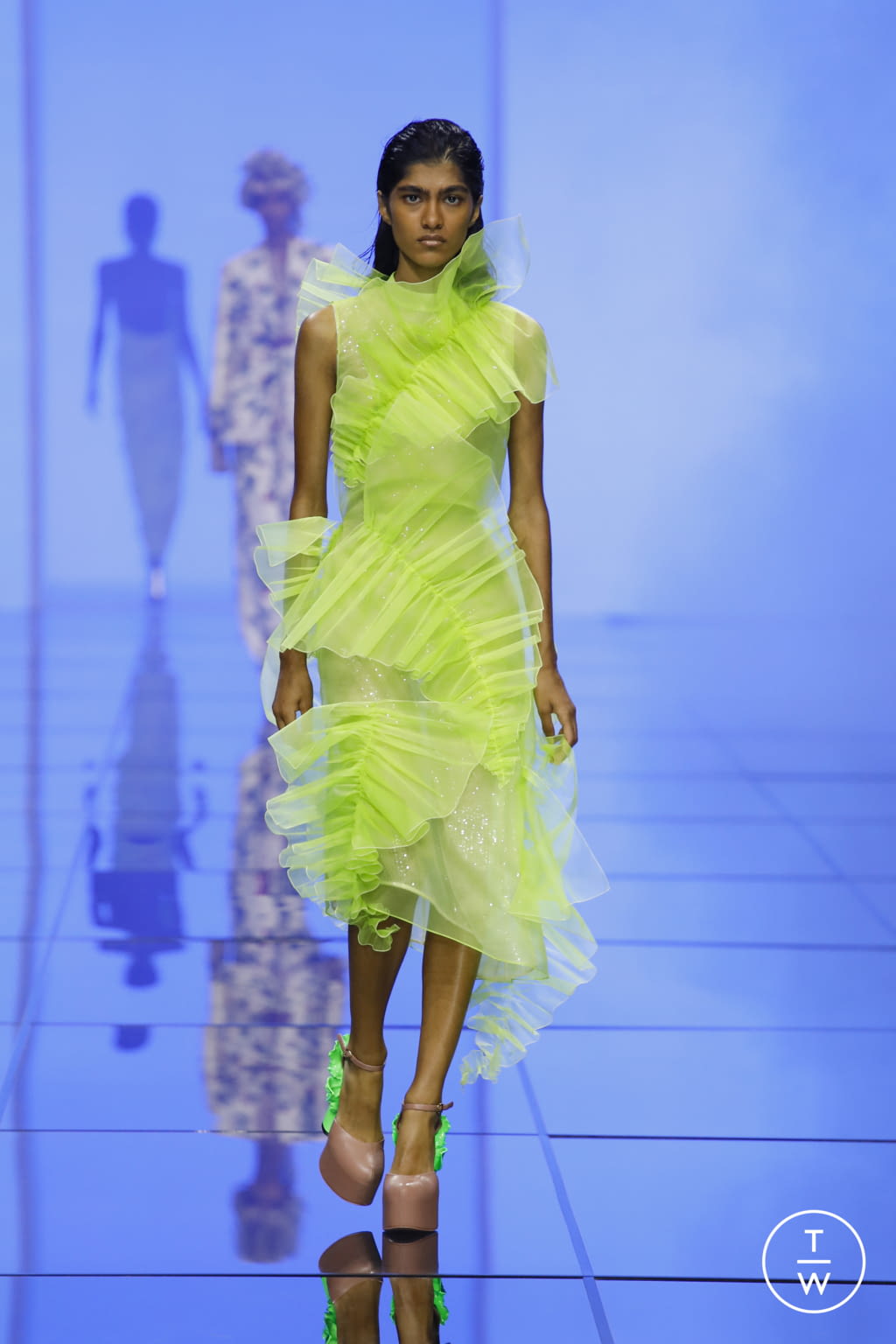 Fashion Week Milan Spring/Summer 2022 look 11 from the Del Core collection 女装