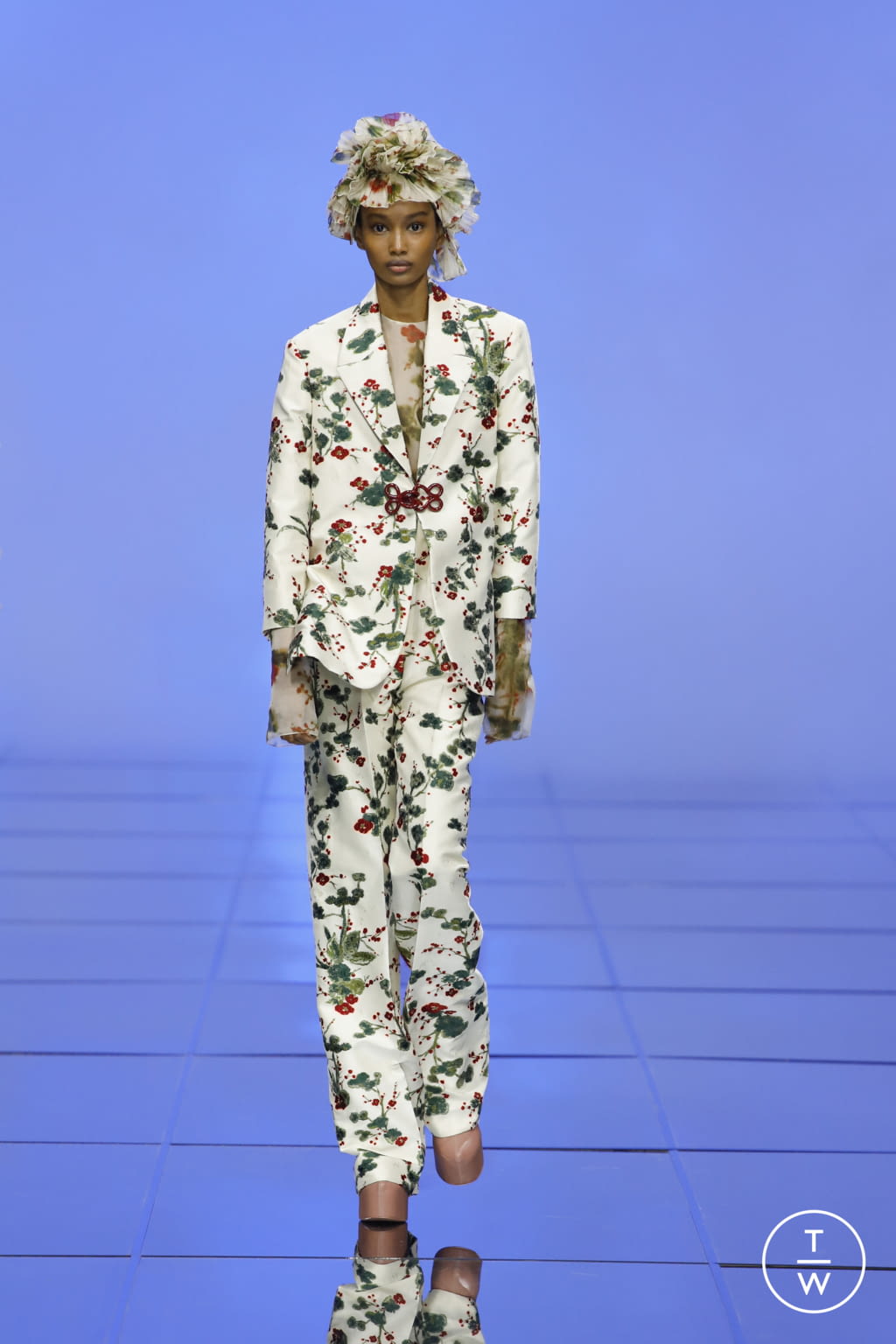 Fashion Week Milan Spring/Summer 2022 look 12 from the Del Core collection womenswear