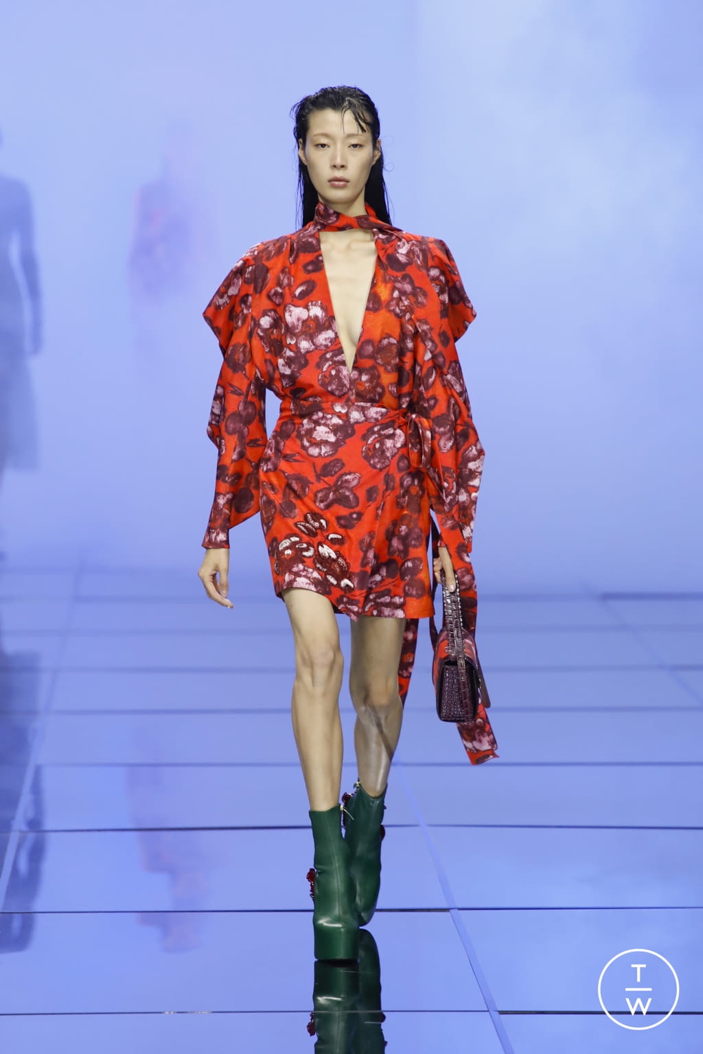 Fashion Week Milan Spring/Summer 2022 look 22 from the Del Core collection womenswear