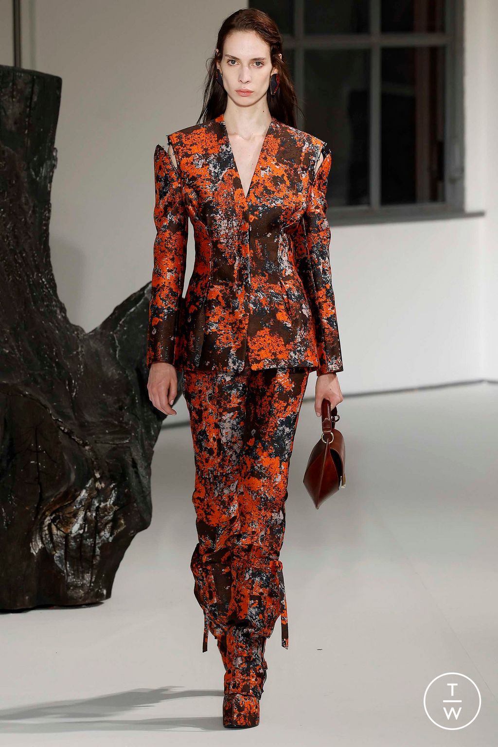Fashion Week Milan Fall/Winter 2023 look 21 from the Del Core collection 女装