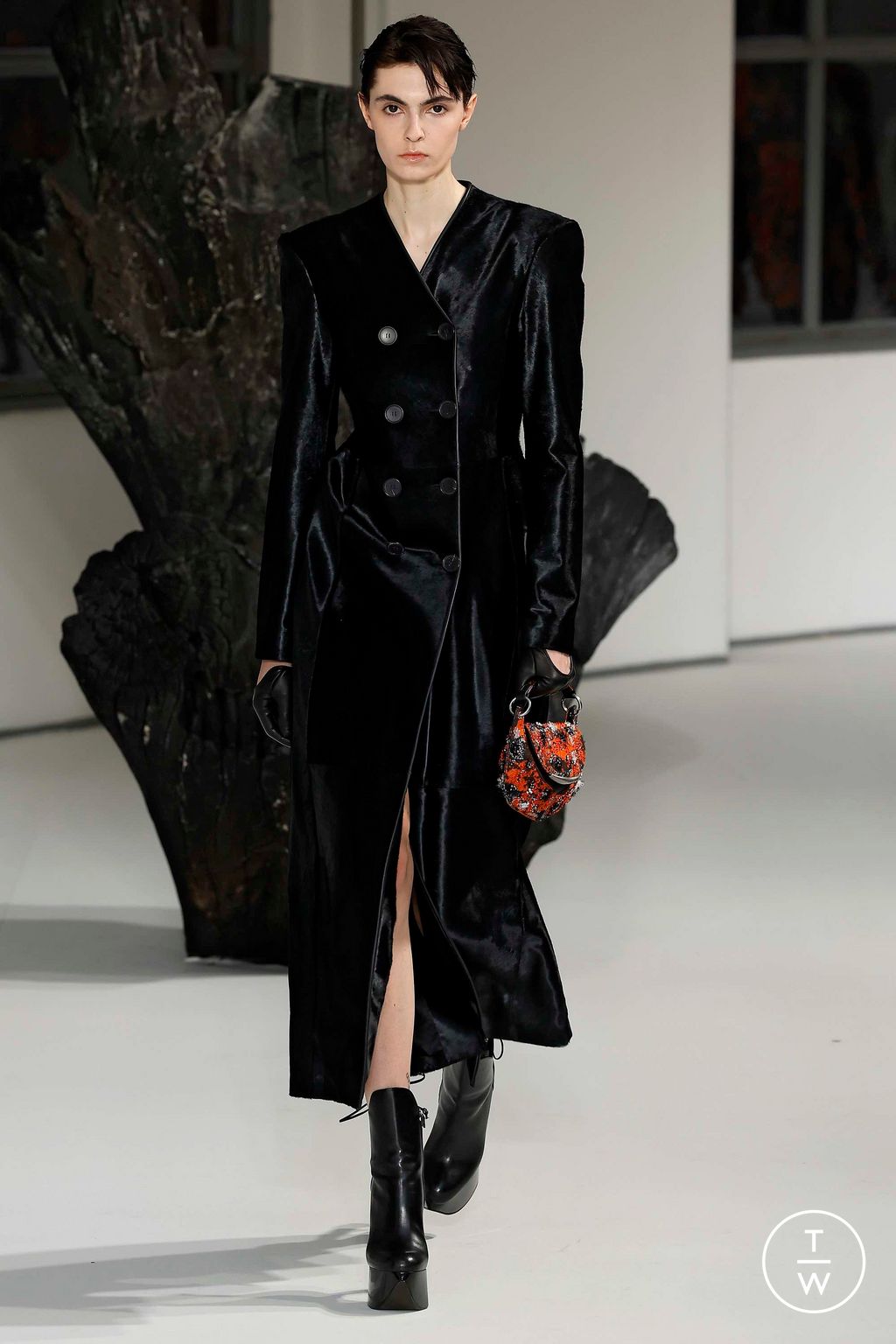 Fashion Week Milan Fall/Winter 2023 look 25 from the Del Core collection womenswear