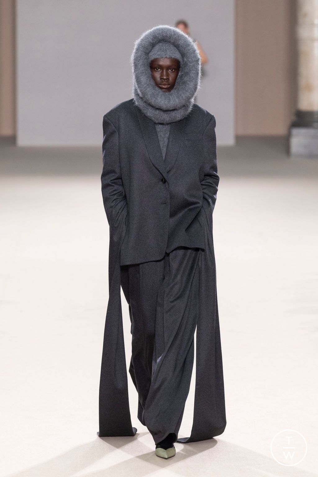 Fashion Week Milan Fall/Winter 2024 look 4 from the Del Core collection 女装