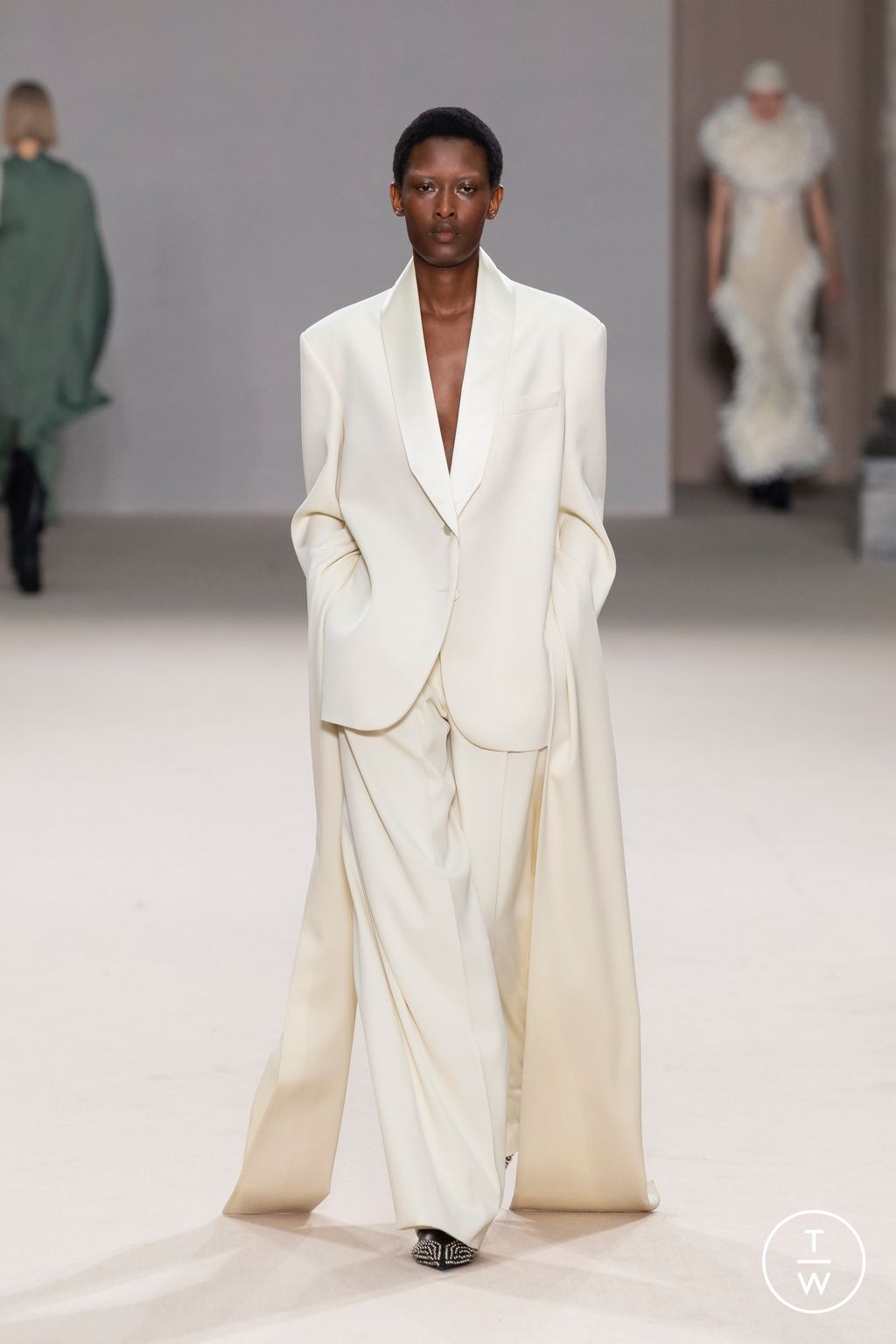 Fashion Week Milan Fall/Winter 2024 look 10 de la collection Del Core womenswear
