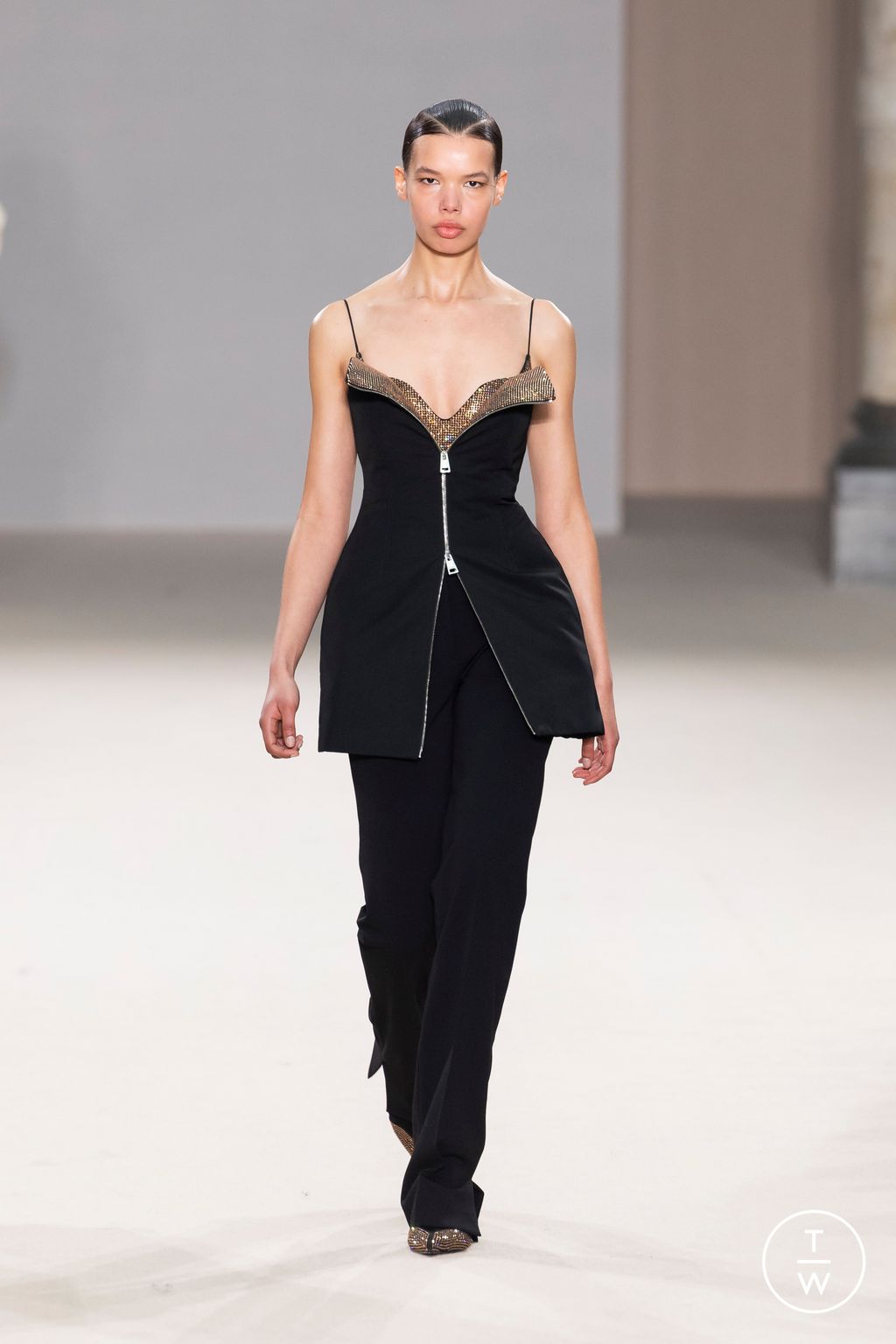Fashion Week Milan Fall/Winter 2024 look 17 de la collection Del Core womenswear
