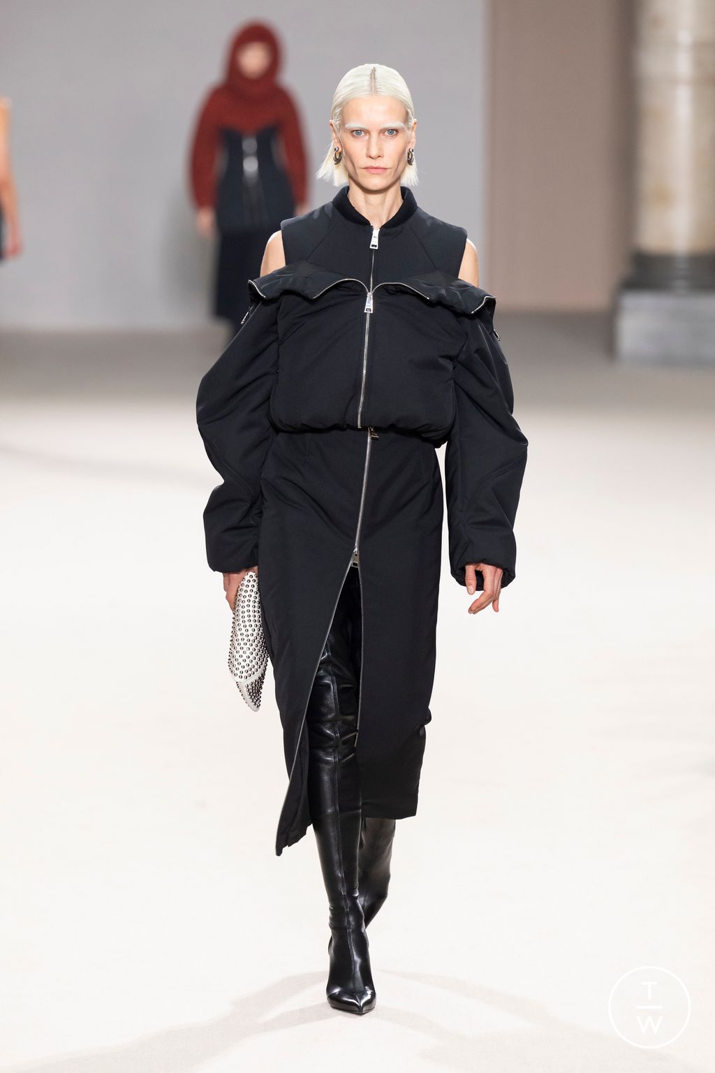Fashion Week Milan Fall/Winter 2024 look 21 from the Del Core collection womenswear
