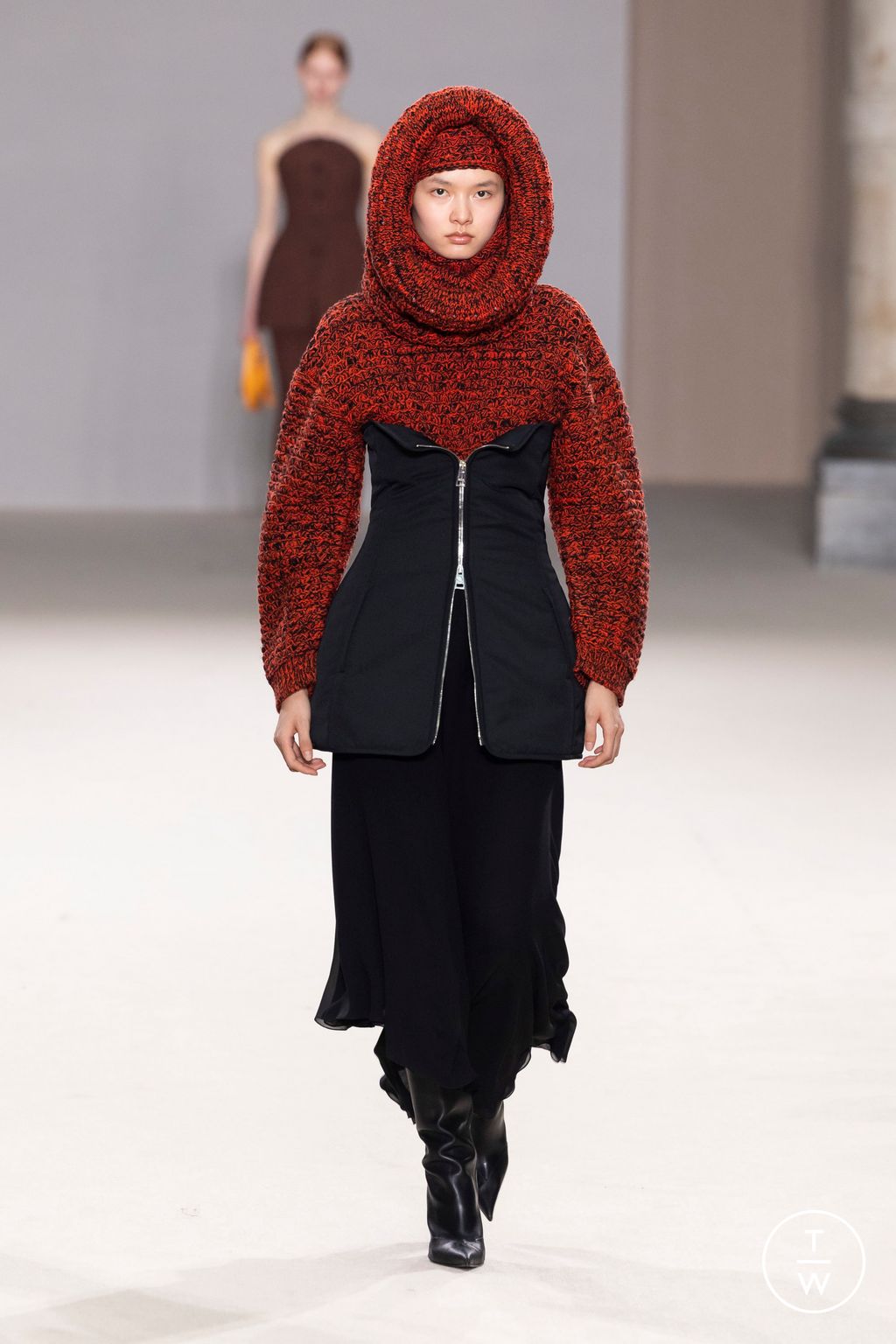 Fashion Week Milan Fall/Winter 2024 look 22 from the Del Core collection womenswear
