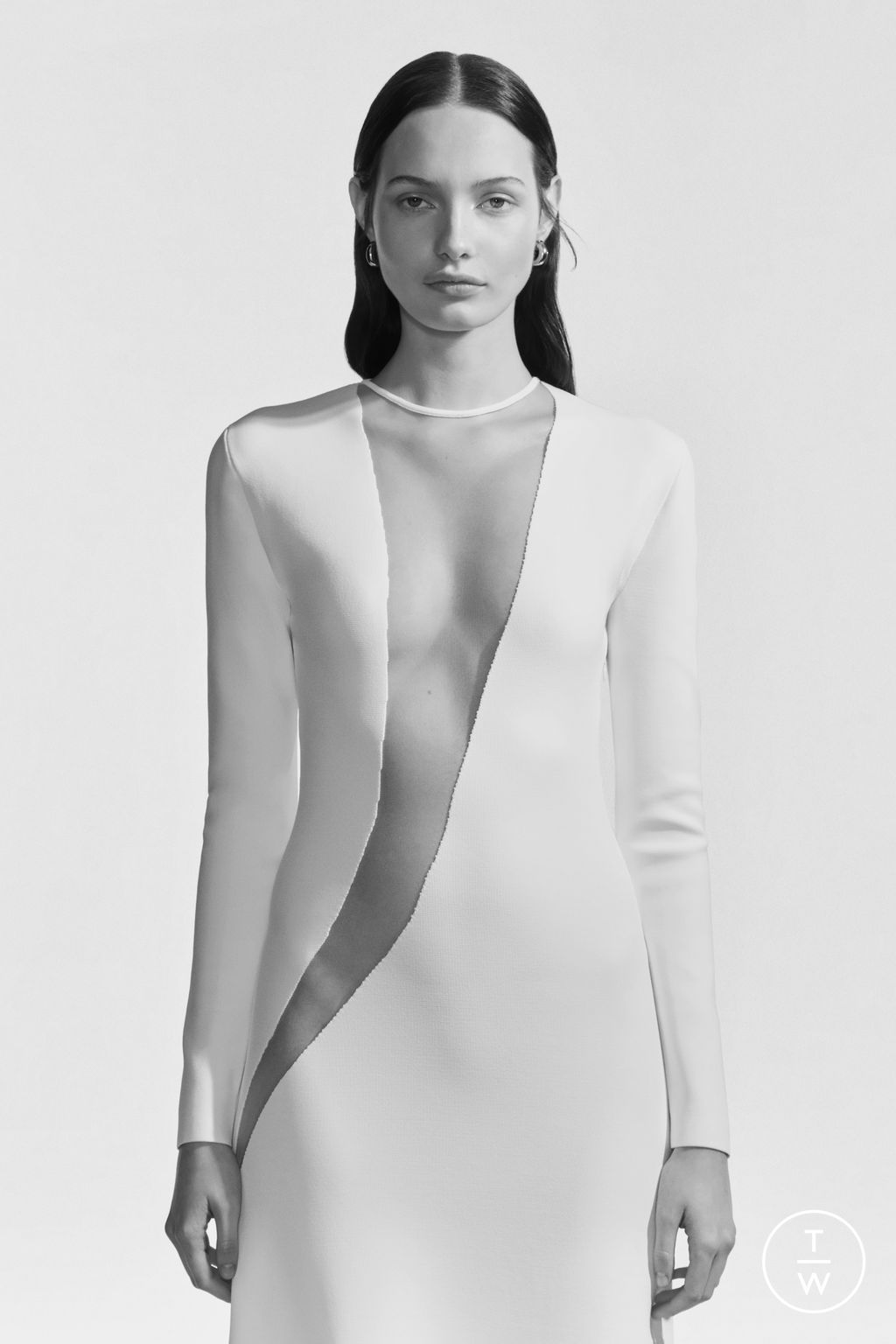 Fashion Week Milan Resort 2025 look 24 from the Del Core collection womenswear