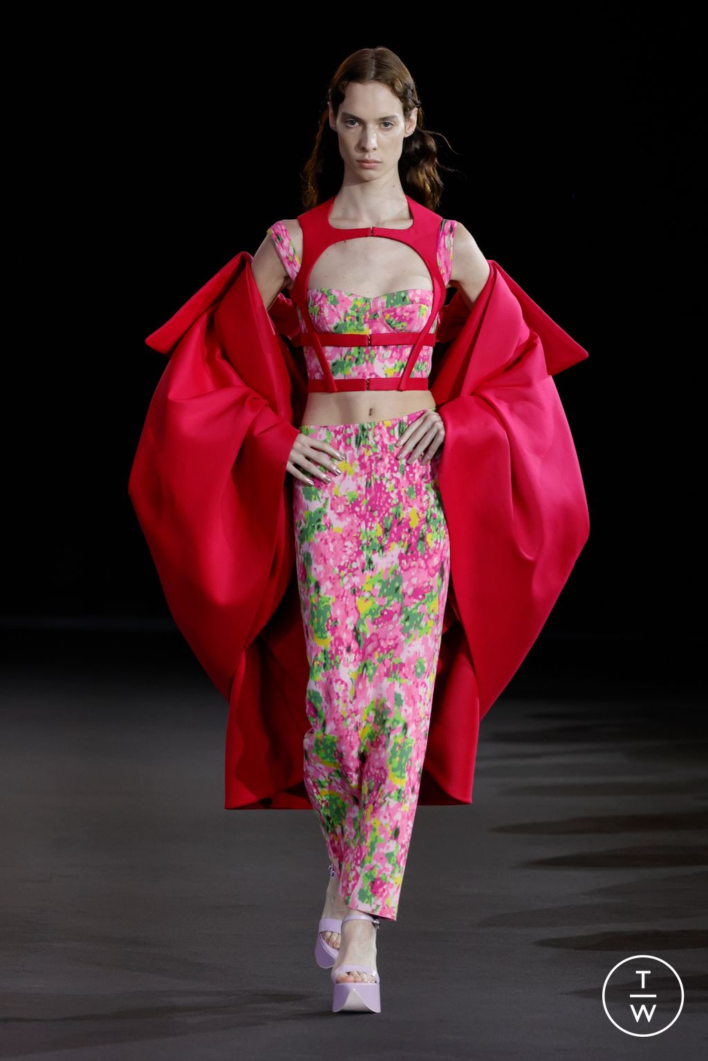 Fashion Week Milan Spring/Summer 2023 look 7 de la collection Del Core womenswear