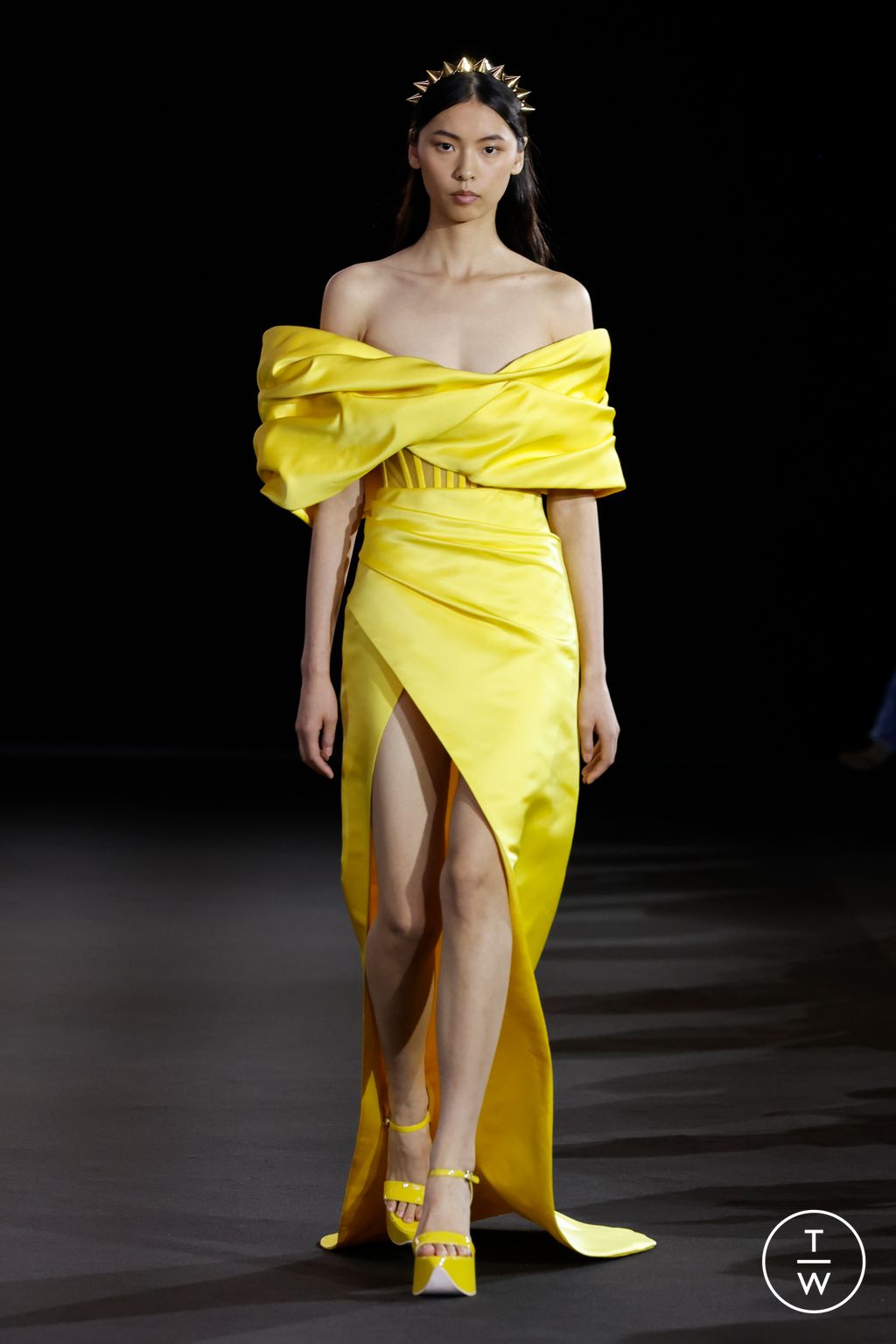 Fashion Week Milan Spring/Summer 2023 look 11 from the Del Core collection womenswear