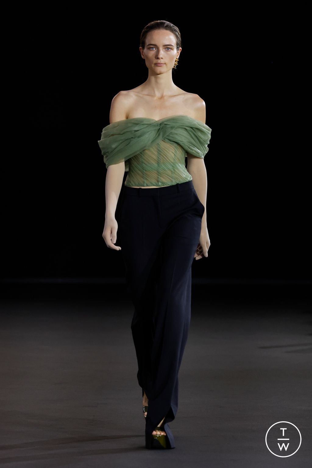 Fashion Week Milan Spring/Summer 2023 look 13 from the Del Core collection womenswear