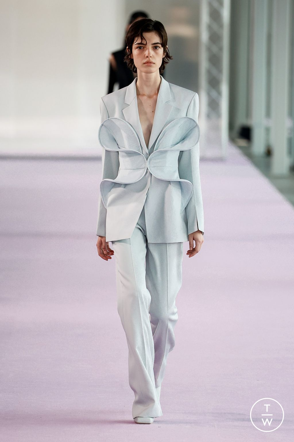 Fashion Week Milan Spring/Summer 2024 look 1 from the Del Core collection womenswear