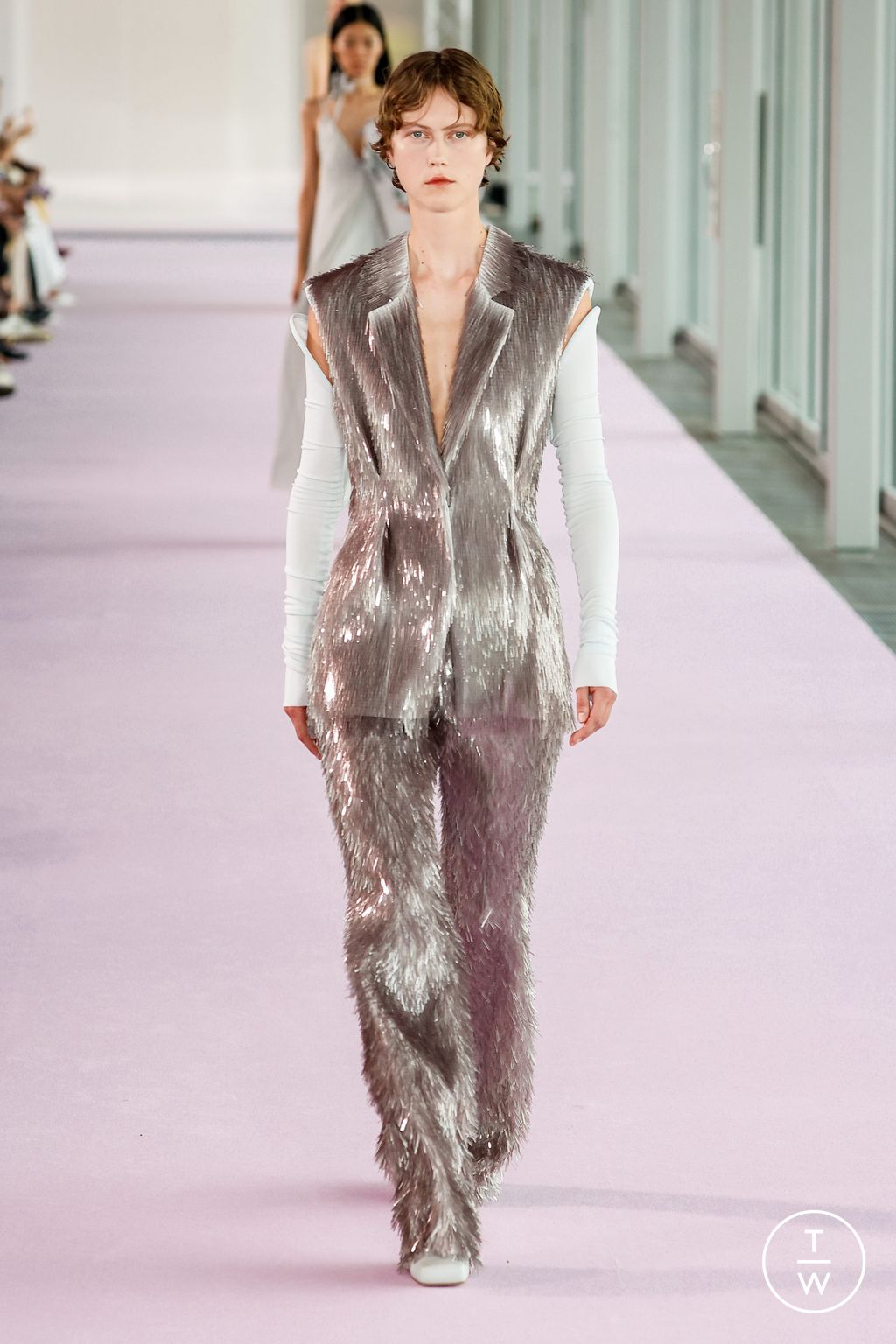 Fashion Week Milan Spring/Summer 2024 look 11 from the Del Core collection 女装