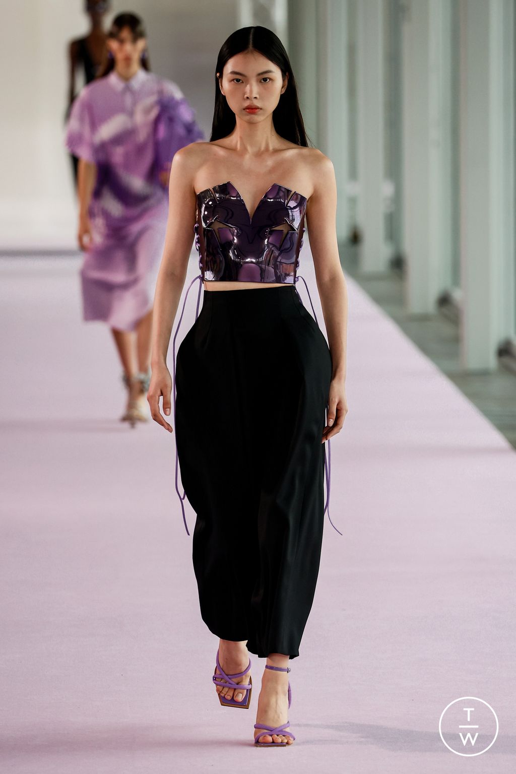 Fashion Week Milan Spring/Summer 2024 look 30 from the Del Core collection womenswear