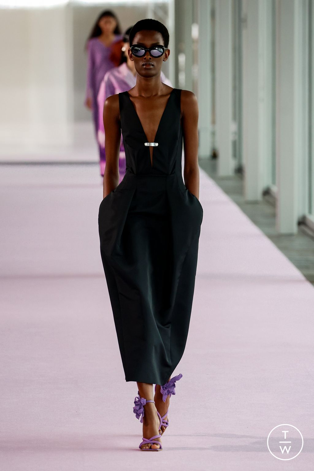 Fashion Week Milan Spring/Summer 2024 look 32 from the Del Core collection womenswear